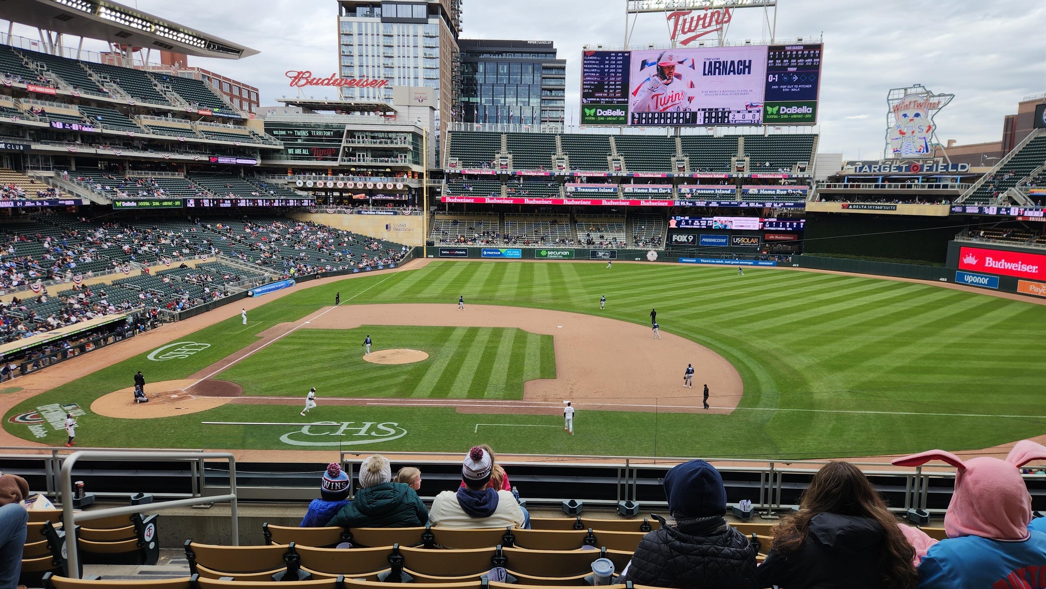 Real Fan View taken from Thrivent Club B at Target Field by Steven G
