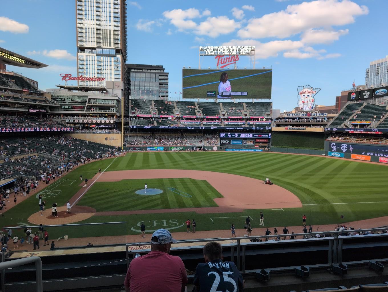 Real Fan View taken from Thrivent Club C at Target Field by Adam D