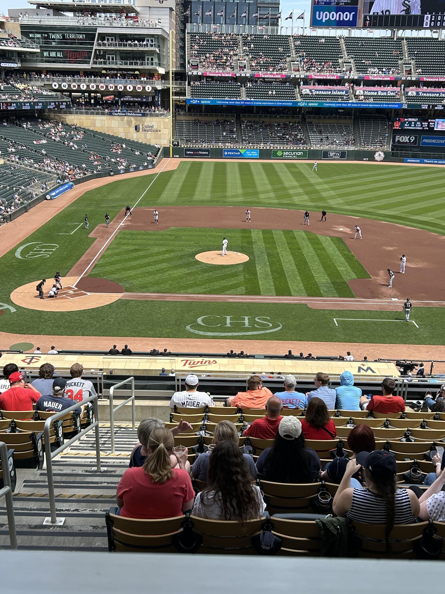 Real Fan View taken from Thrivent Club C at Target Field by John V