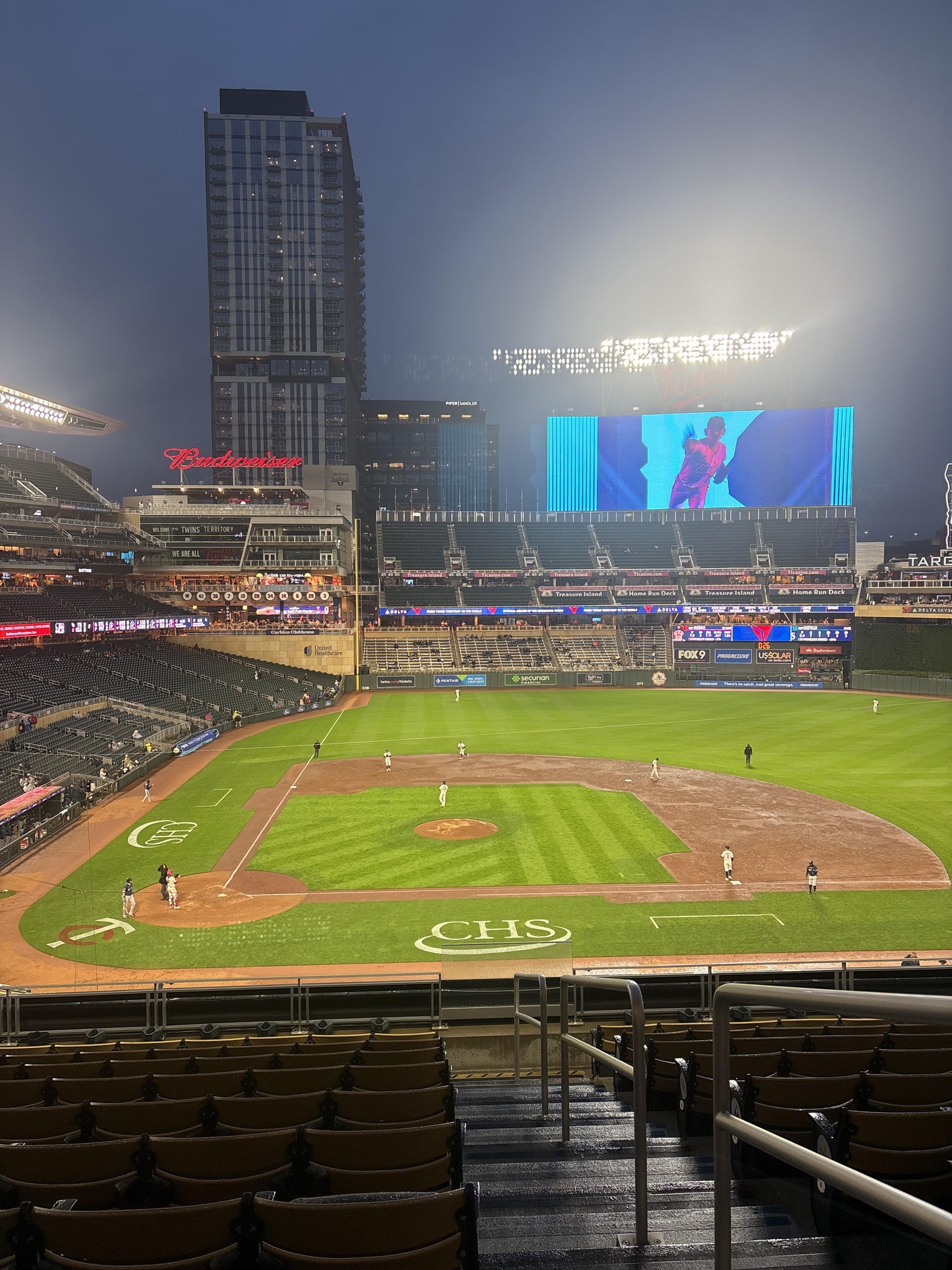 Real Fan View taken from Thrivent Club D at Target Field by Thomas P