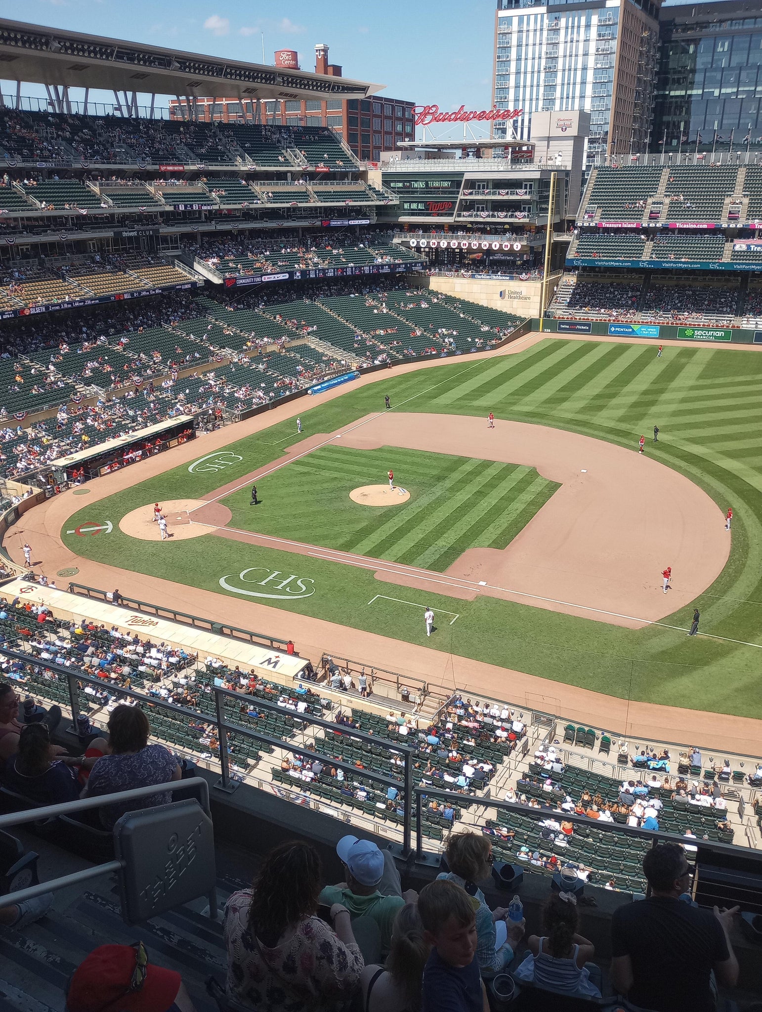 Real Fan View taken from Thrivent Club E at Target Field by Jareb B