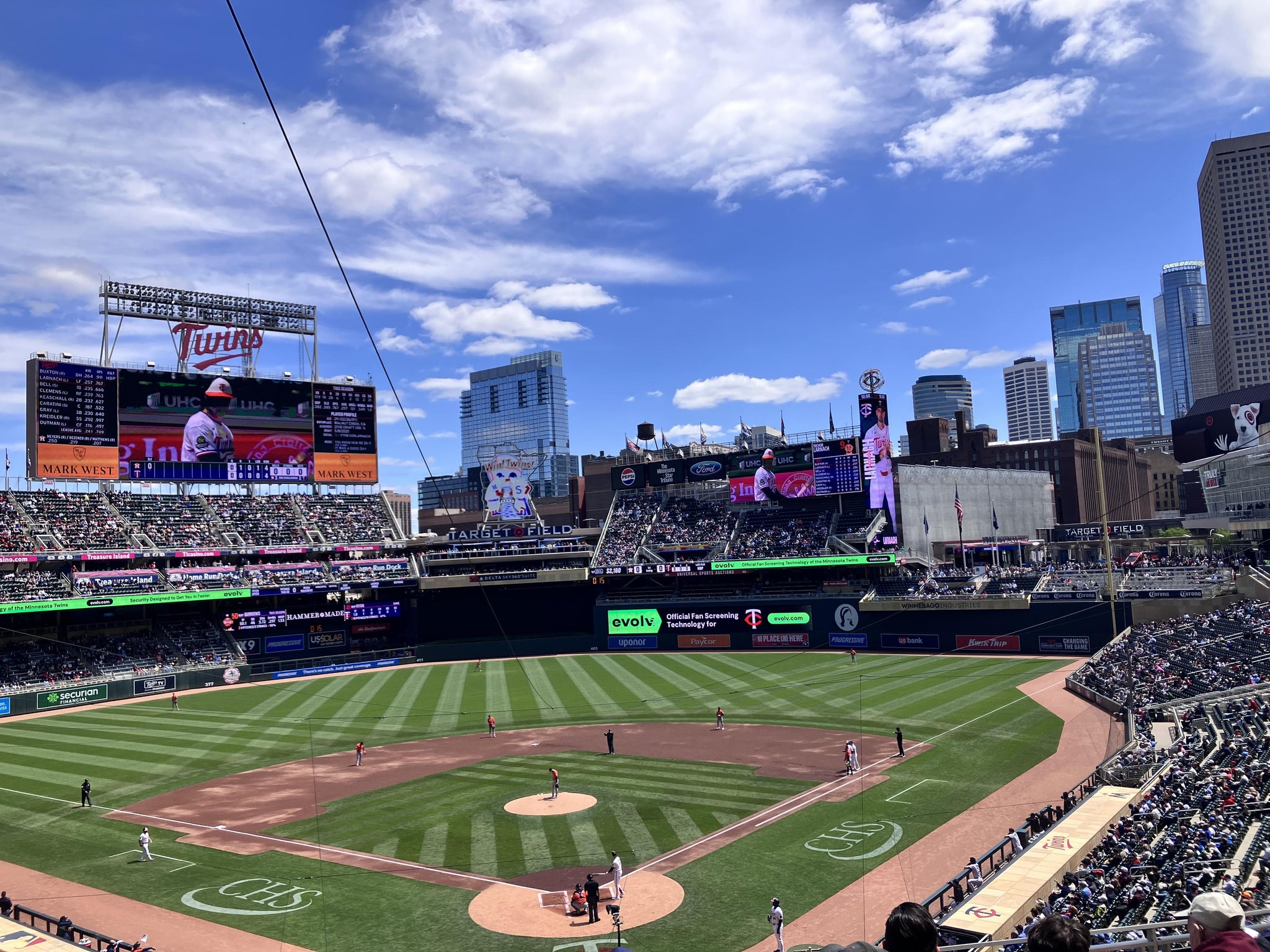 Real Fan View taken from Thrivent Club H at Target Field by Colleen H