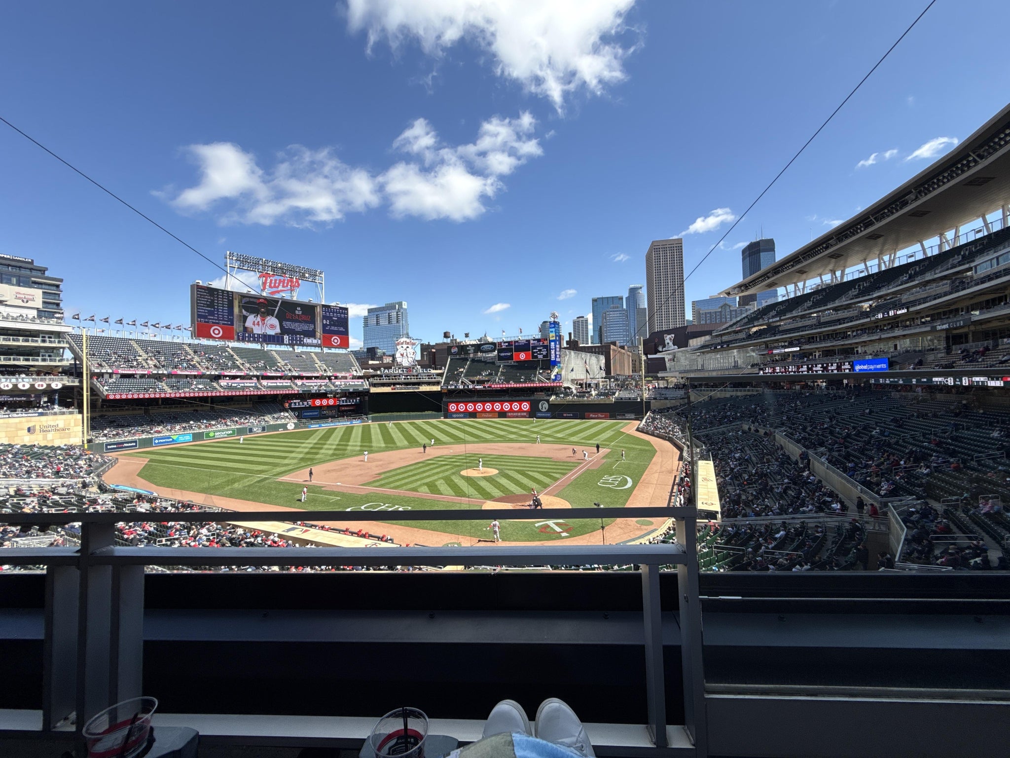 Real Fan View taken from Thrivent Club K at Target Field by Kissryn C