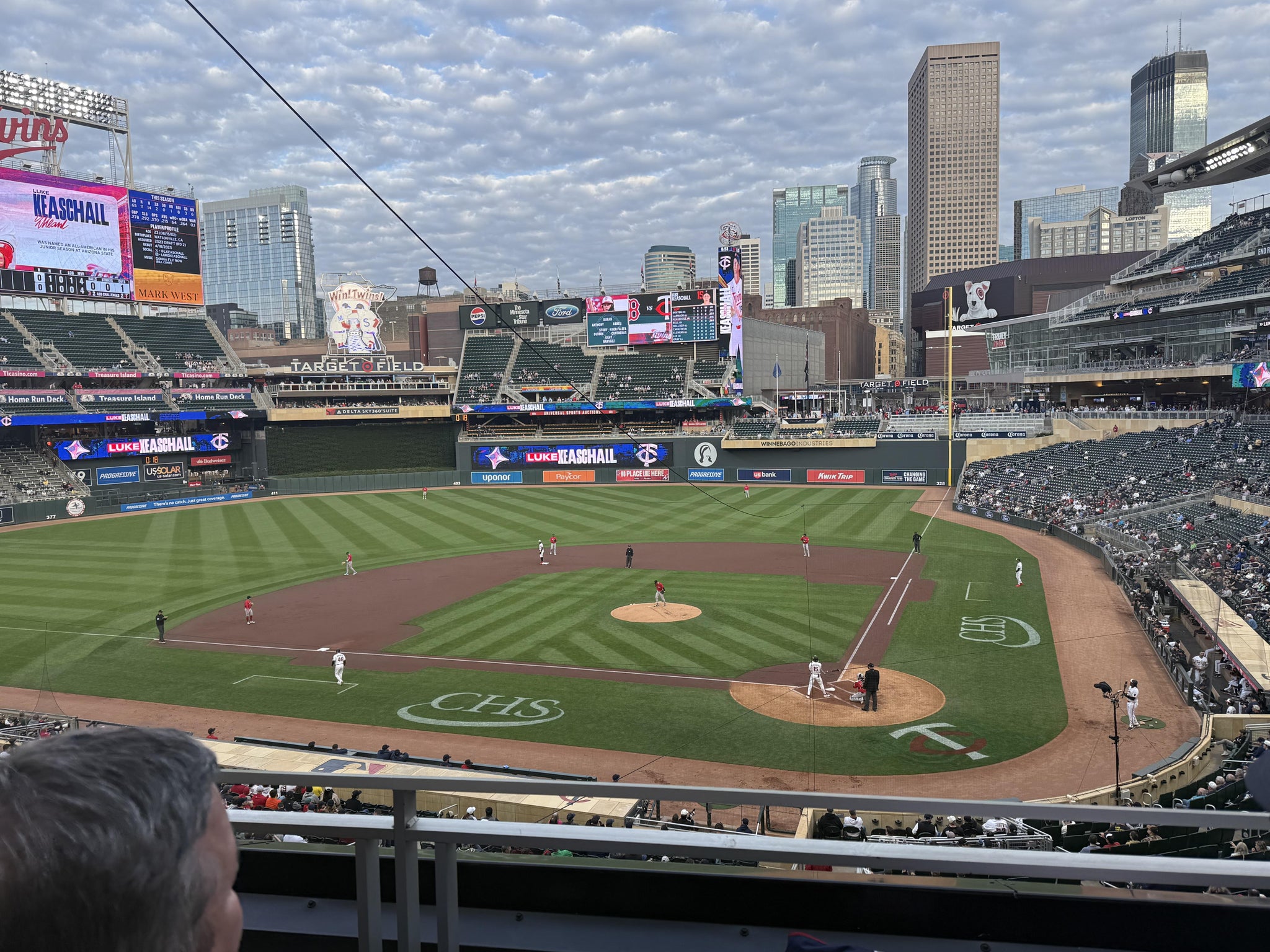 Real Fan View taken from Thrivent Club L at Target Field by John N