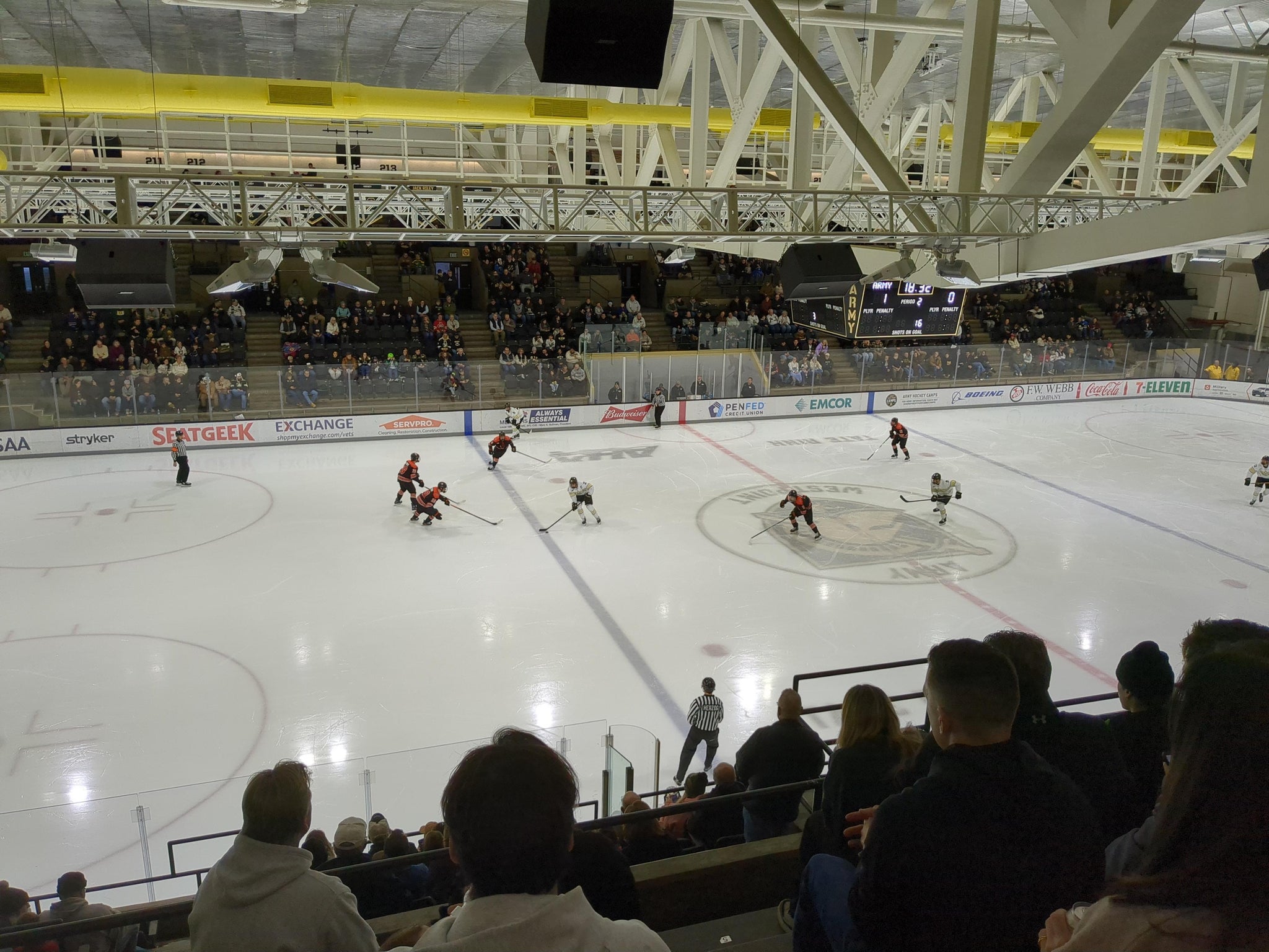 Real Fan View taken from Section 207 at Tate Rink by Steve M