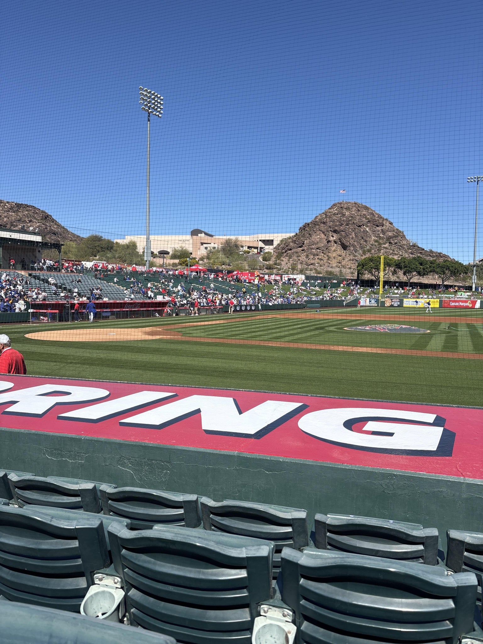Real Fan View taken from Section 16 at Tempe Diablo Stadium by Irene P