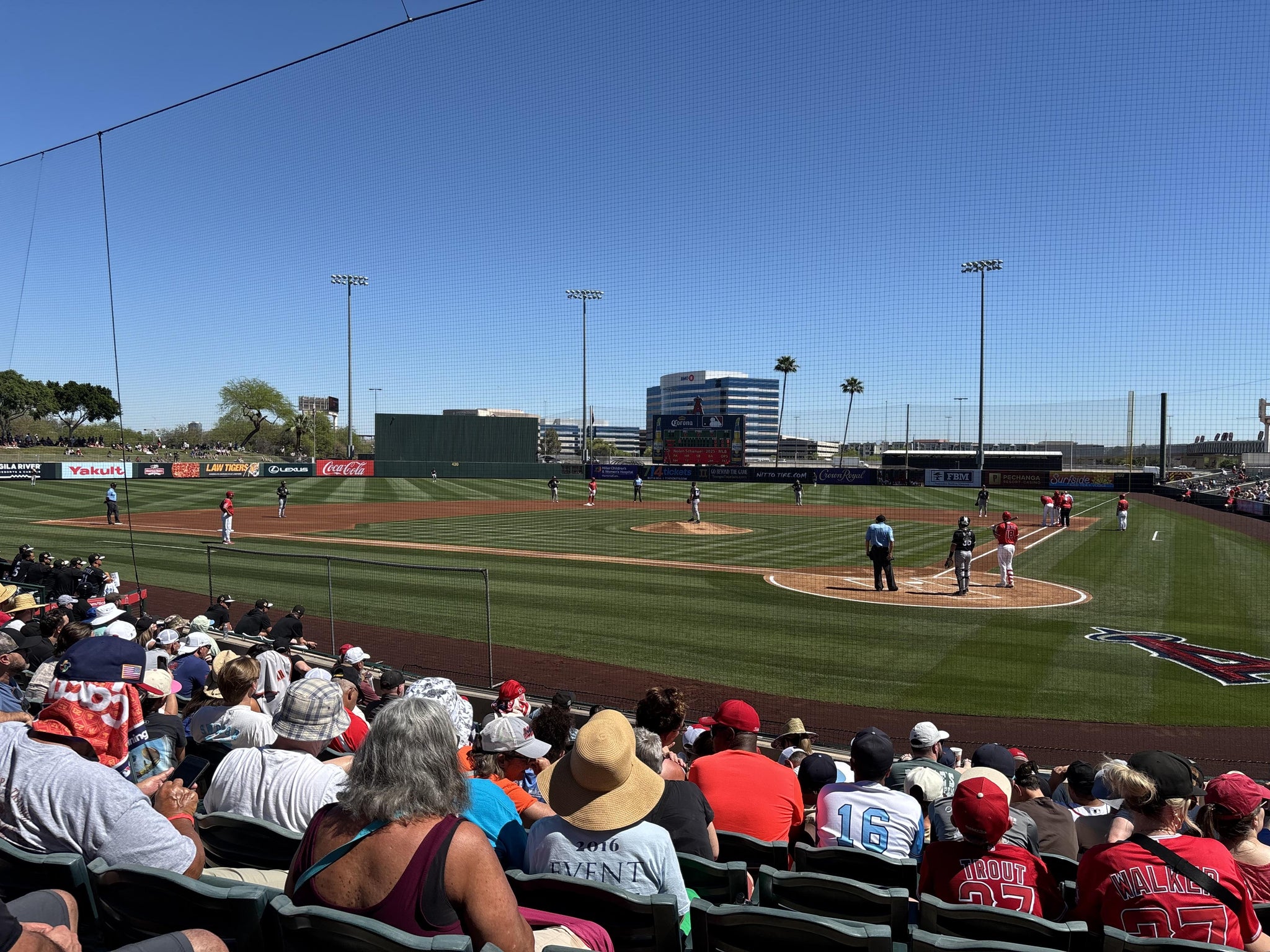 Real Fan View taken from Section 9 at Tempe Diablo Stadium by Kyle L
