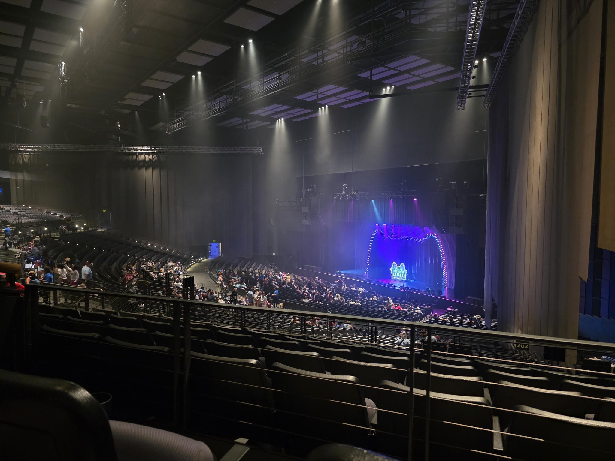Real Fan View taken from Suite 16 at Texas Trust CU Theatre by Nathan K
