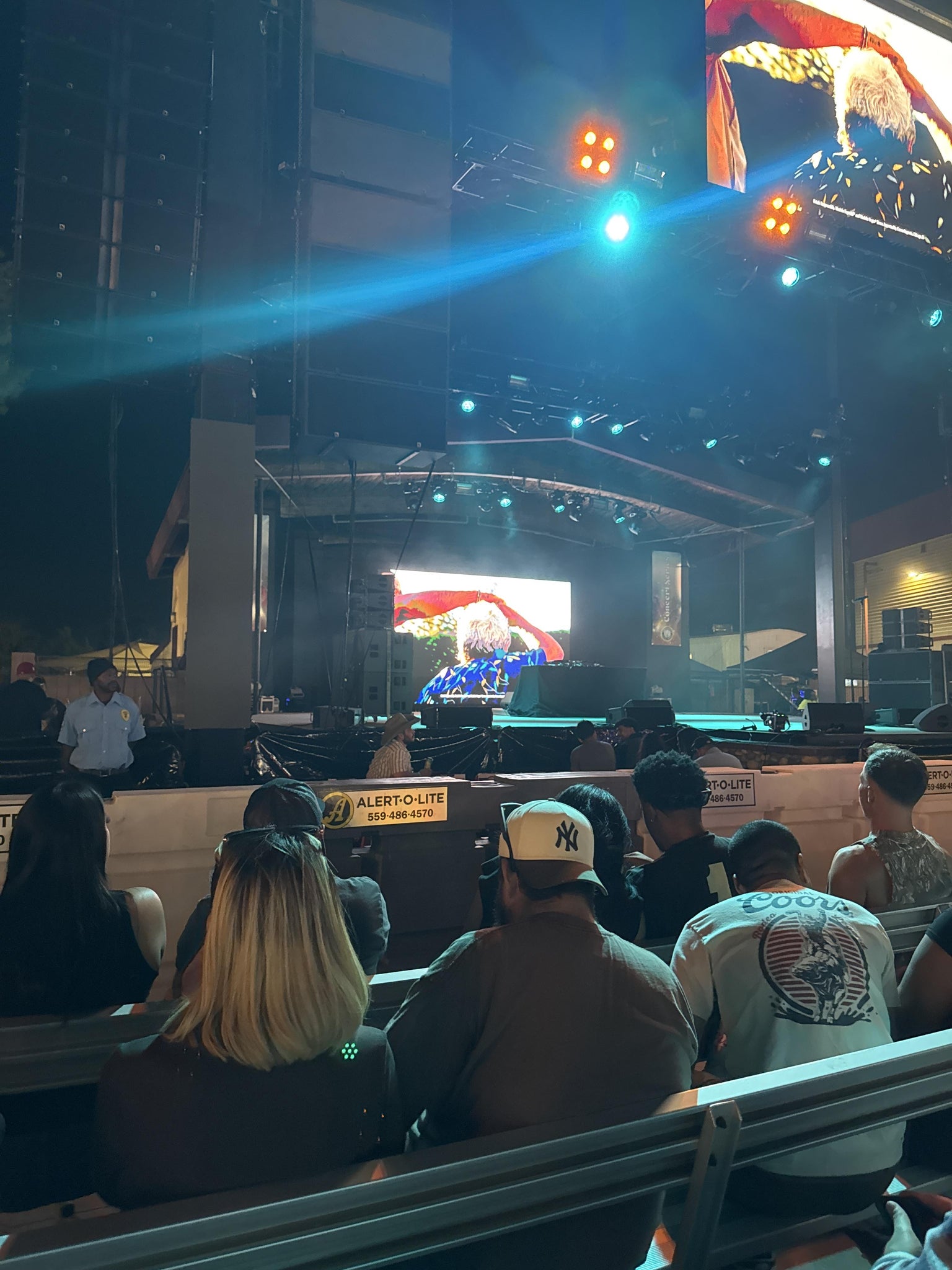 Real Fan View taken from Section D at The Big Fresno Fair by Haley S