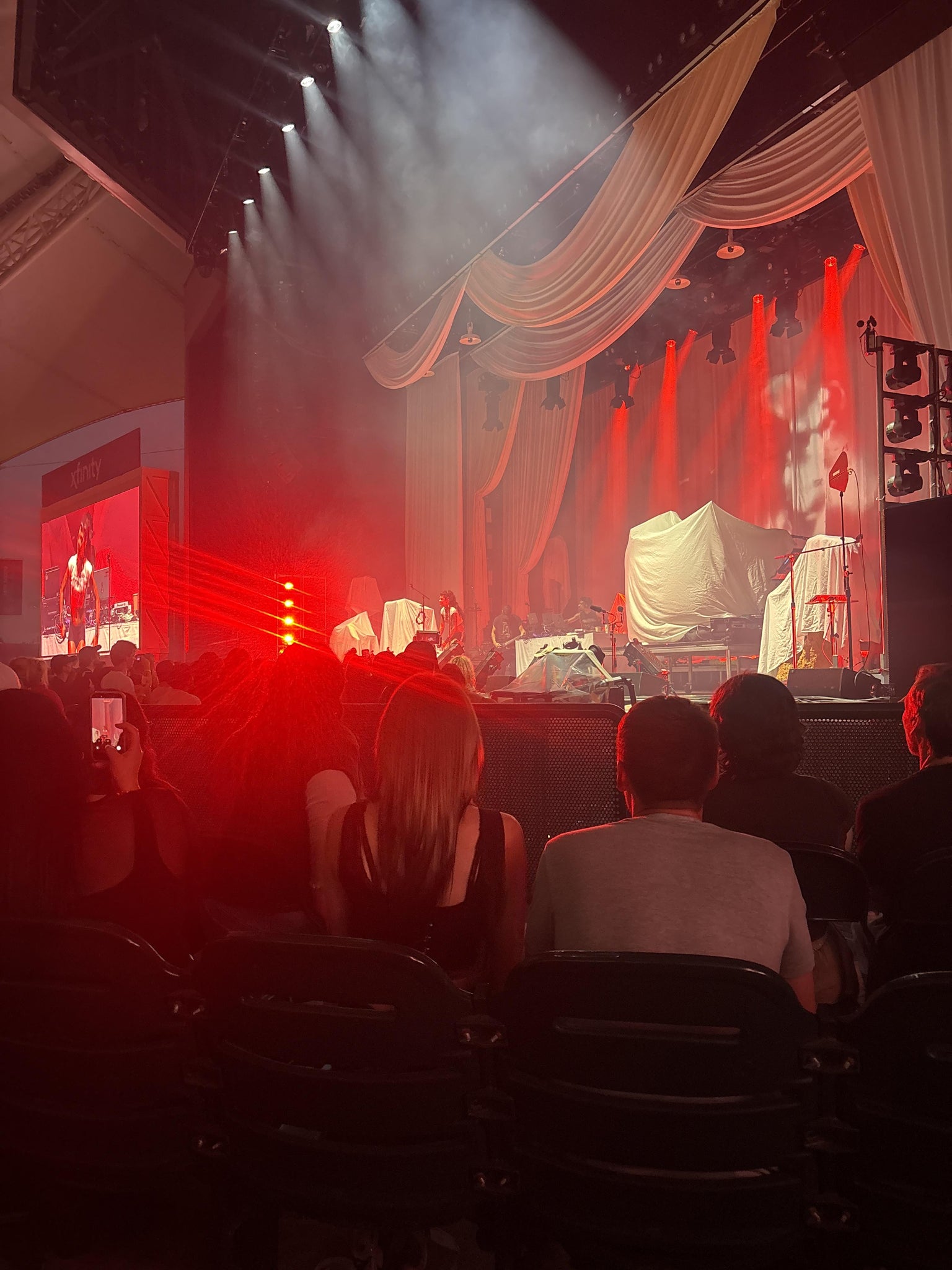 Real Fan View taken from Section 103 at The Cynthia Woods Mitchell Pavilion presented by Huntsman by Anonymous User