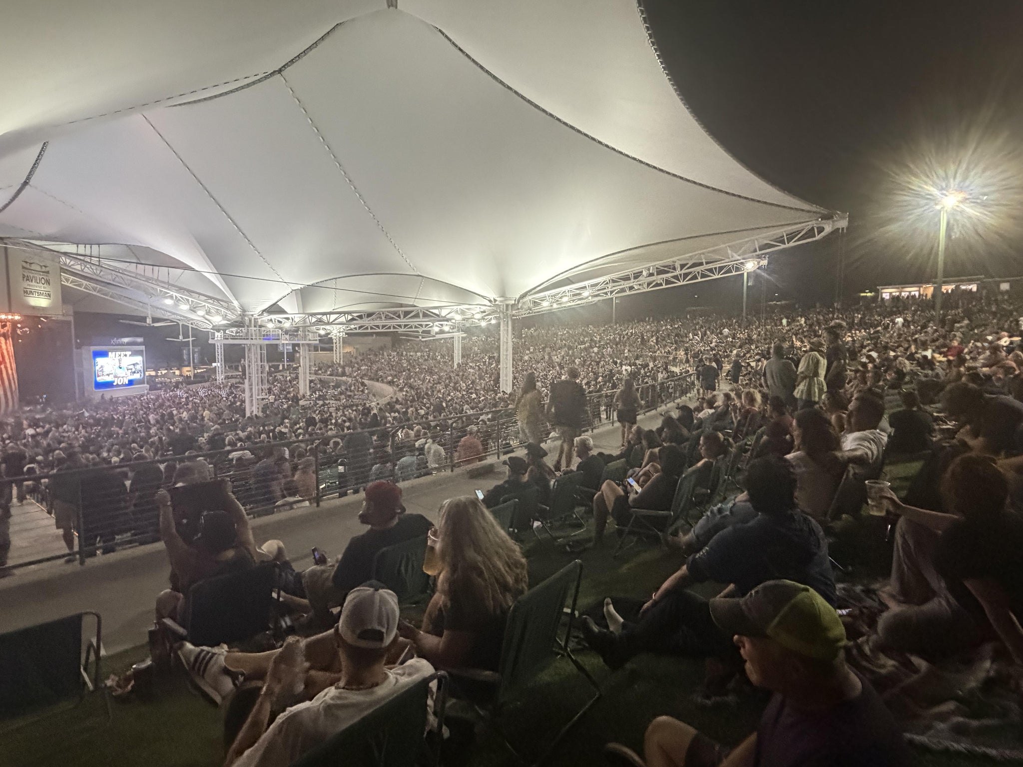 Real Fan View taken from GA Lawn at The Cynthia Woods Mitchell Pavilion presented by Huntsman by Andy Y