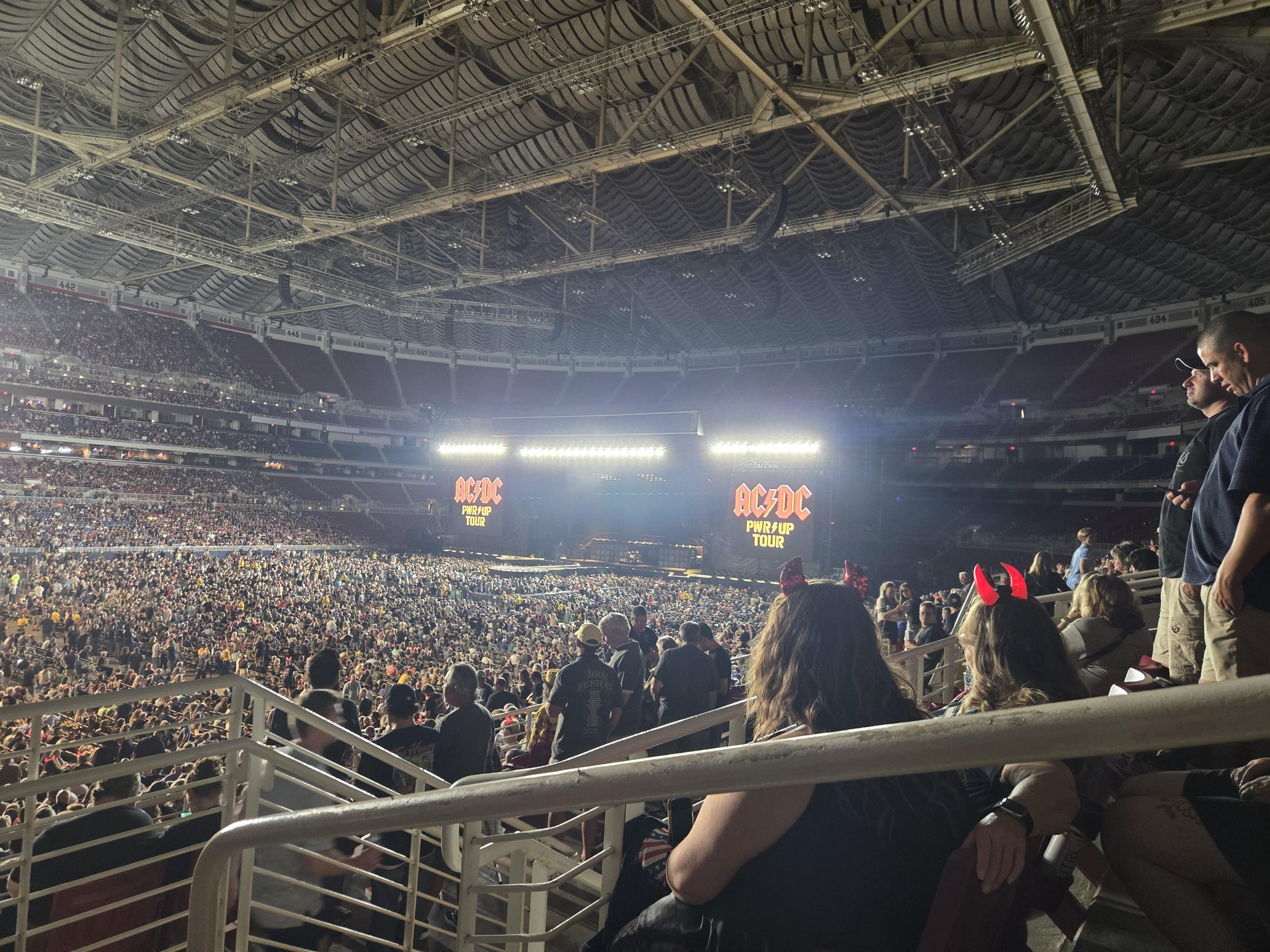 Real Fan View taken from Section 117 at The Dome at America's Center by Joanna W