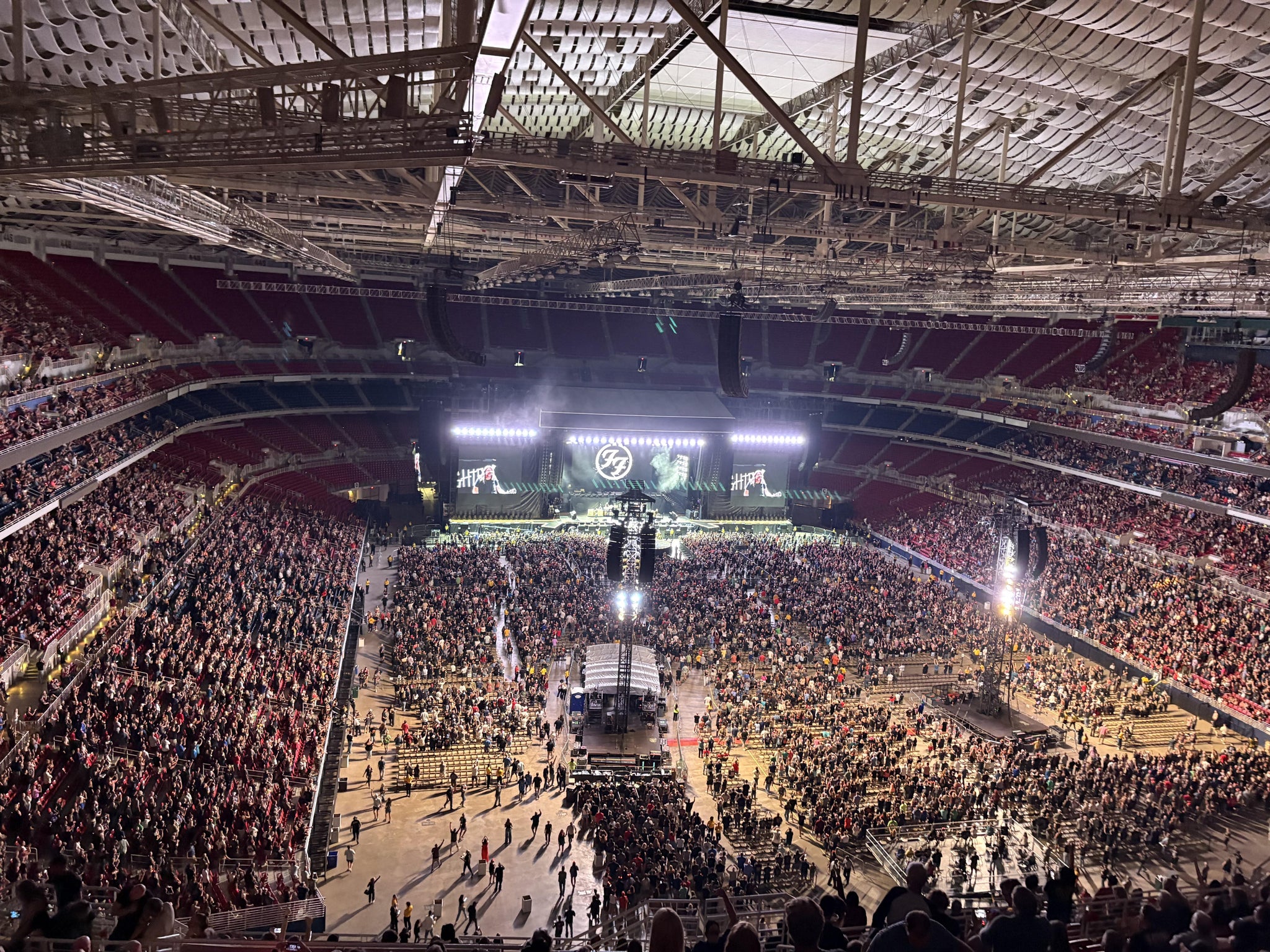 Vue réelle des fans prise de la Section 430 au site The Dome at America's Center par Adam S