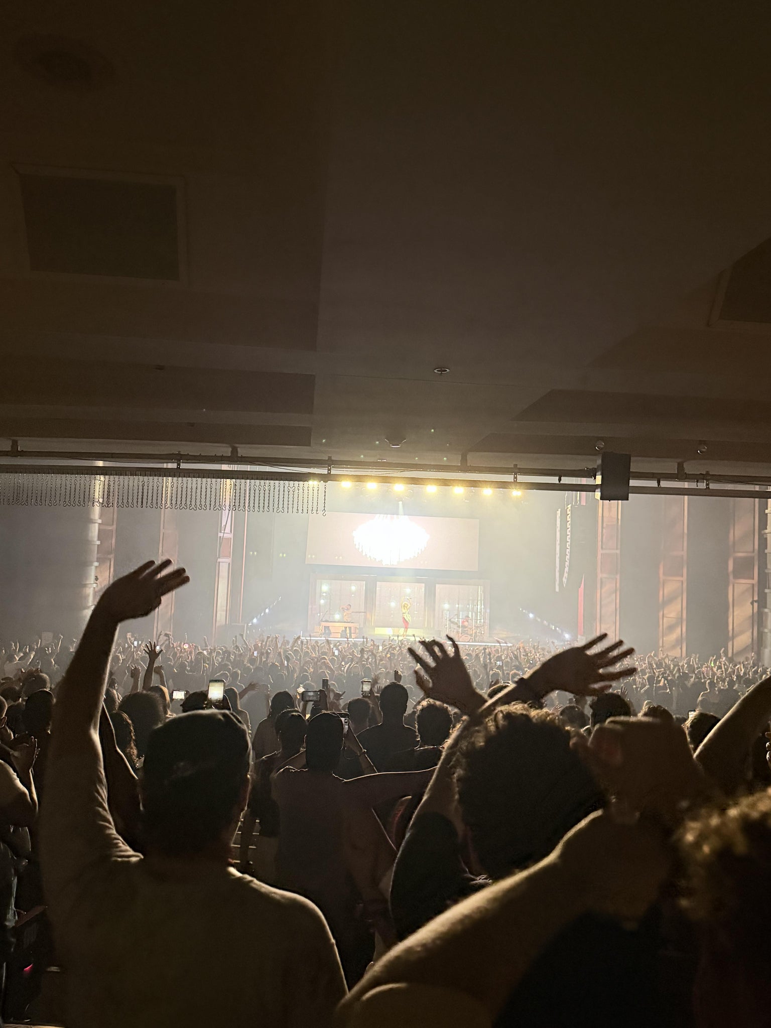 Real Fan View taken from GA Area at The Fillmore Miami Beach at Jackie Gleason Theater by Carter H