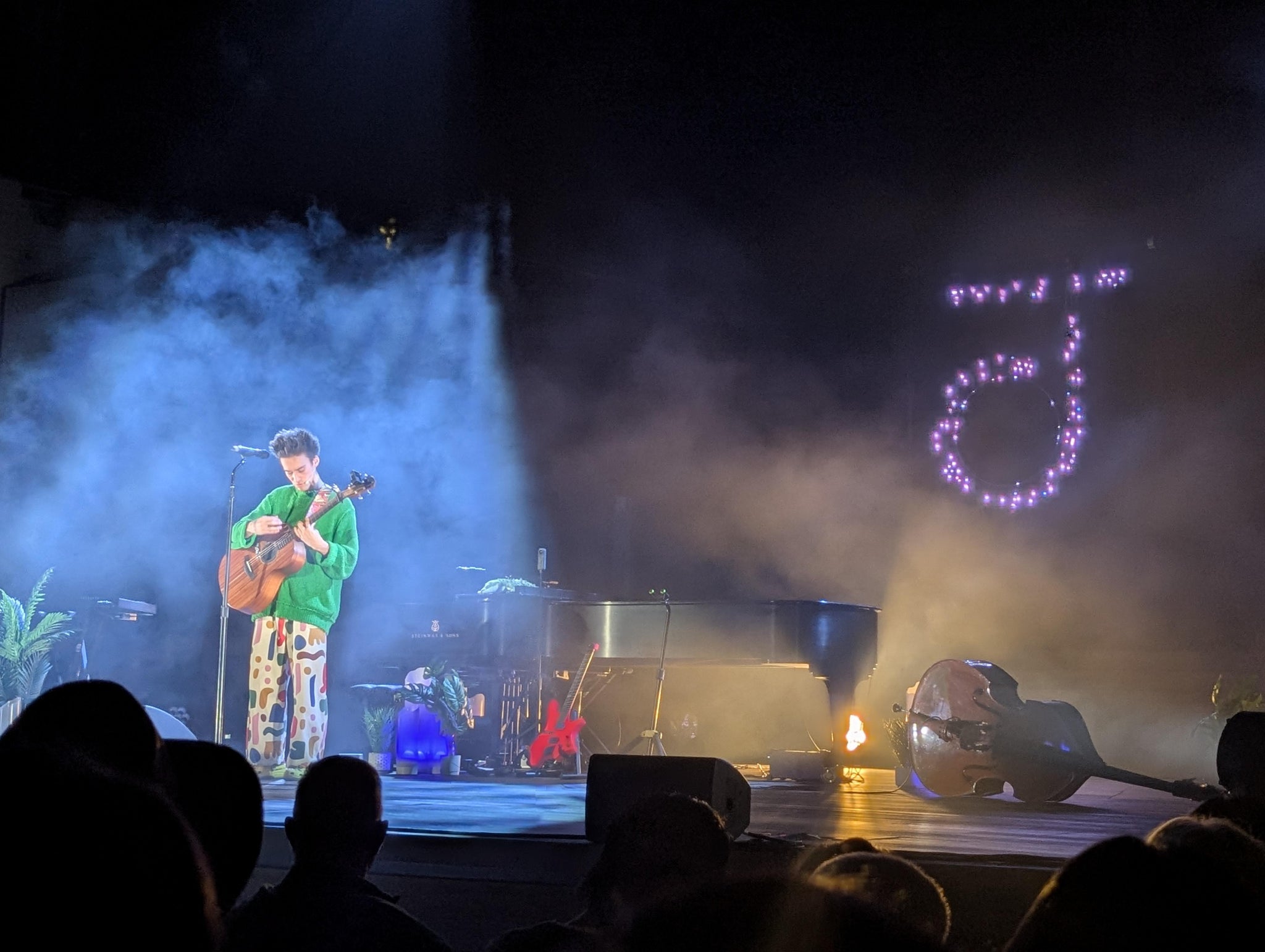 Real Fan View taken from Floor Right at The Ford - Los Angeles by Lindsey L