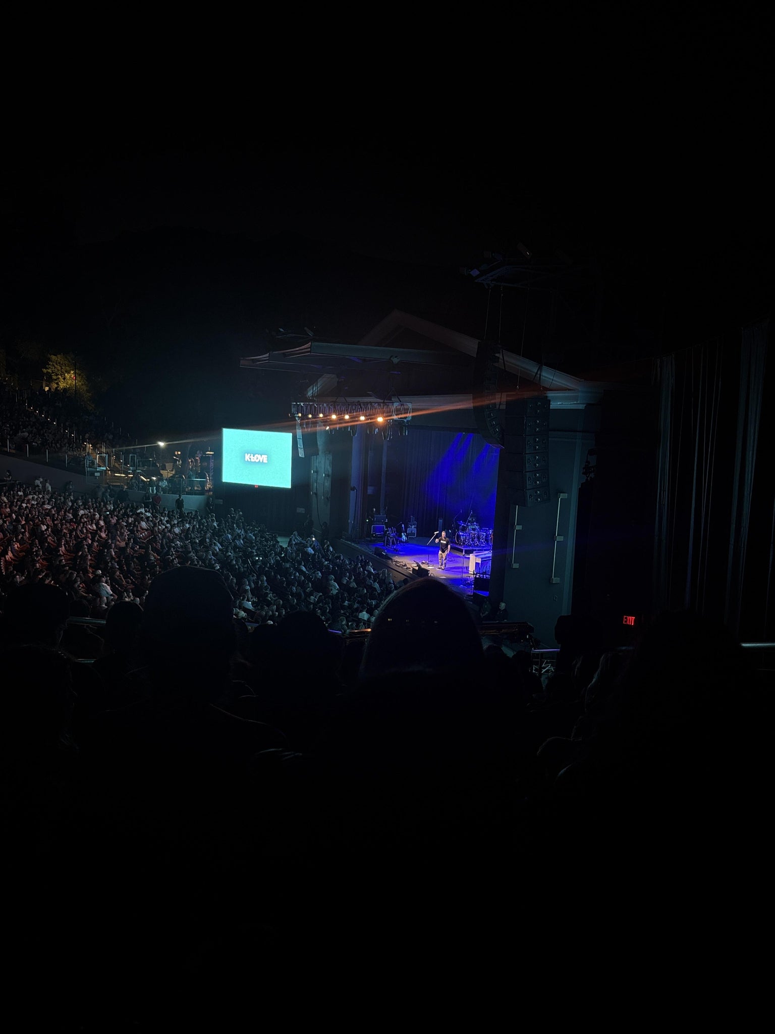 Real Fan View taken from Terrace at The Greek Theatre - Los Angeles by Cecilia B