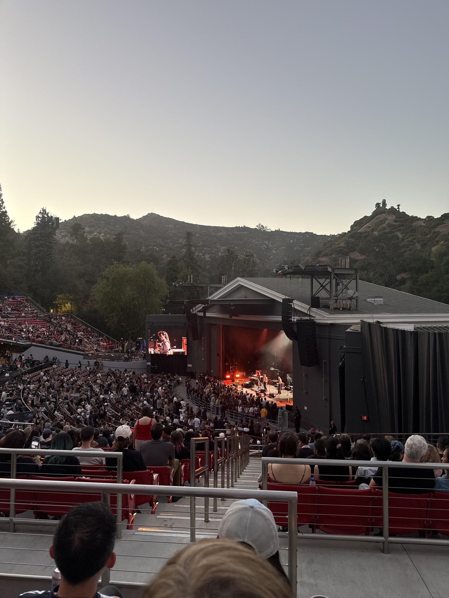 Real Fan View taken from Terrace at The Greek Theatre - Los Angeles by Angel H