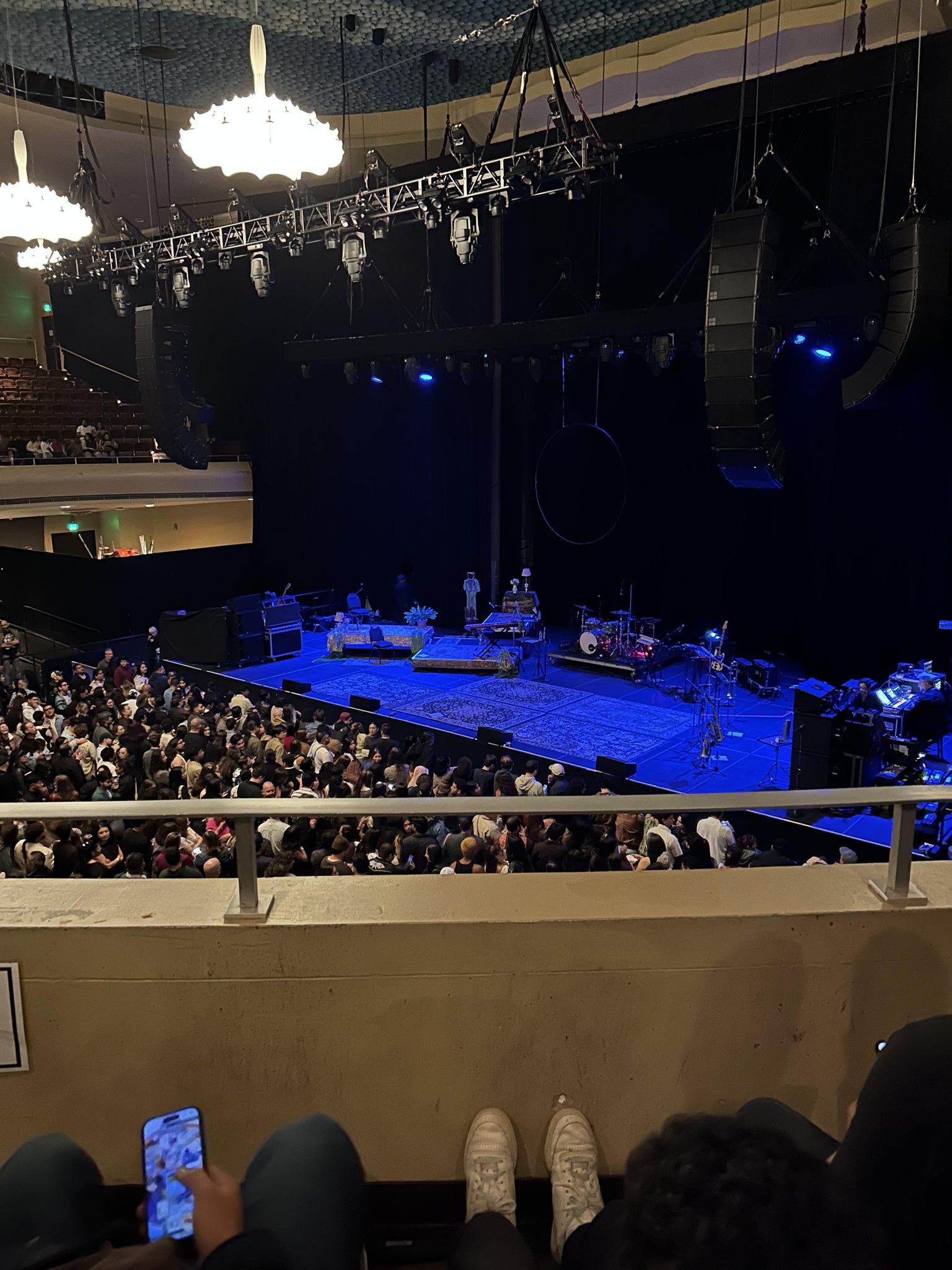 Real Fan View taken from Balcony 4 at The Masonic San Francisco by Cesar D