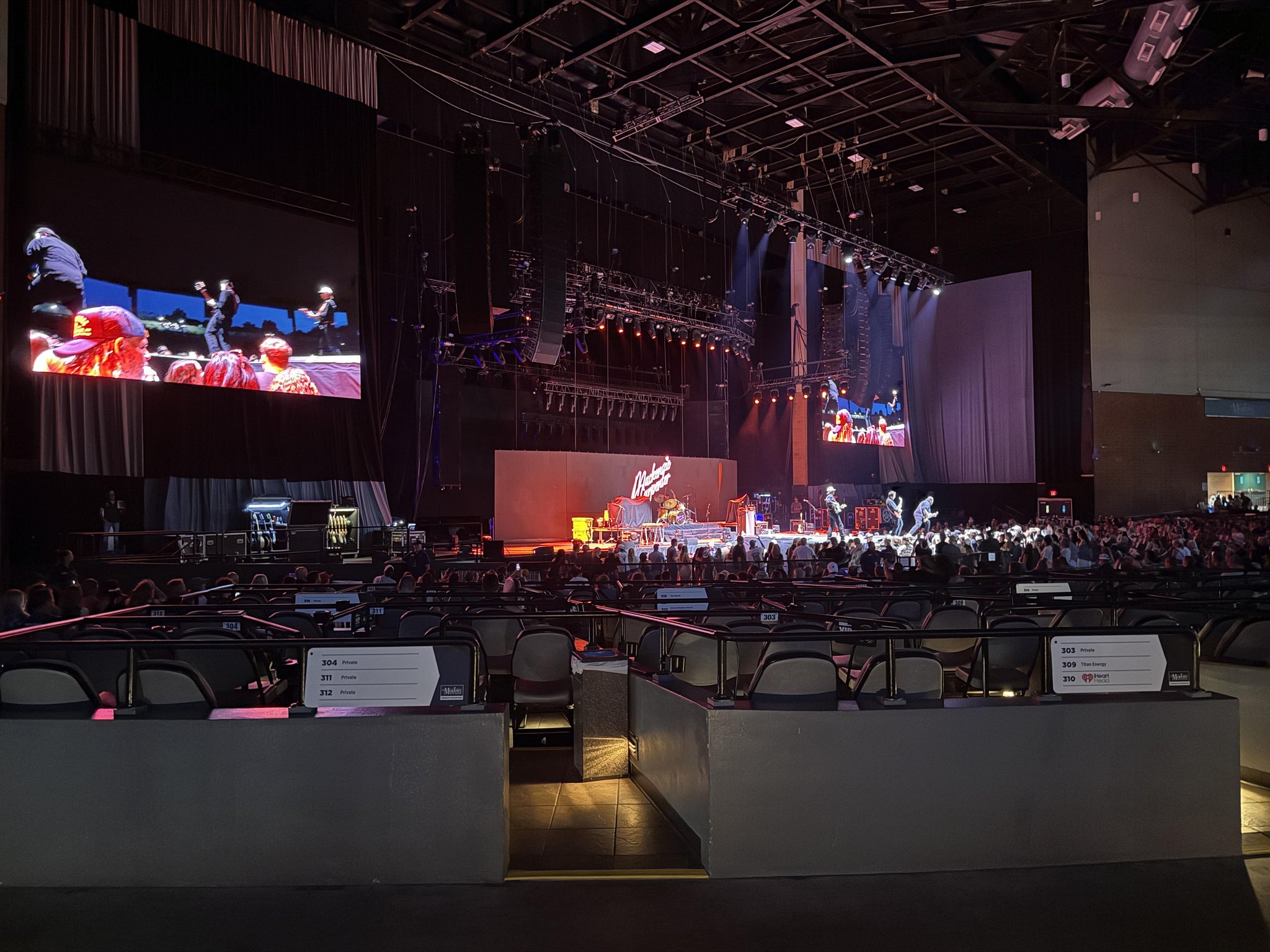 Real Fan View taken from Section 800 at The Meadows Music Theatre by Joy D
