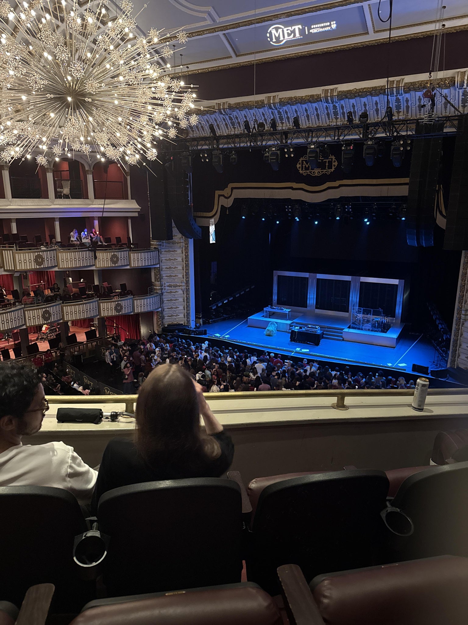 Real Fan View taken from Loge 2 at The Met Philadelphia by Angela C