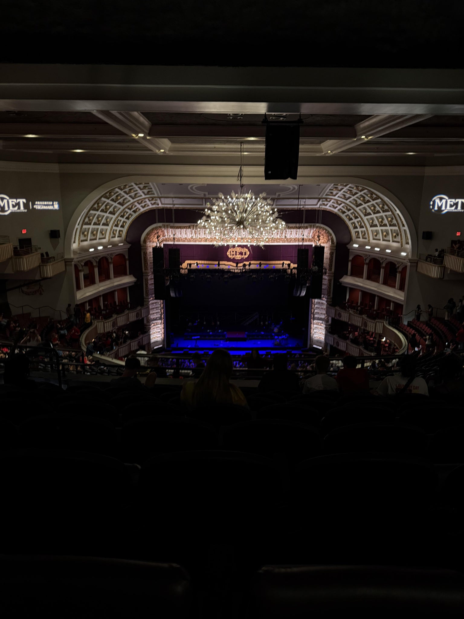 Real Fan View taken from Mezzanine 3 at The Met Philadelphia by Jacqueline V