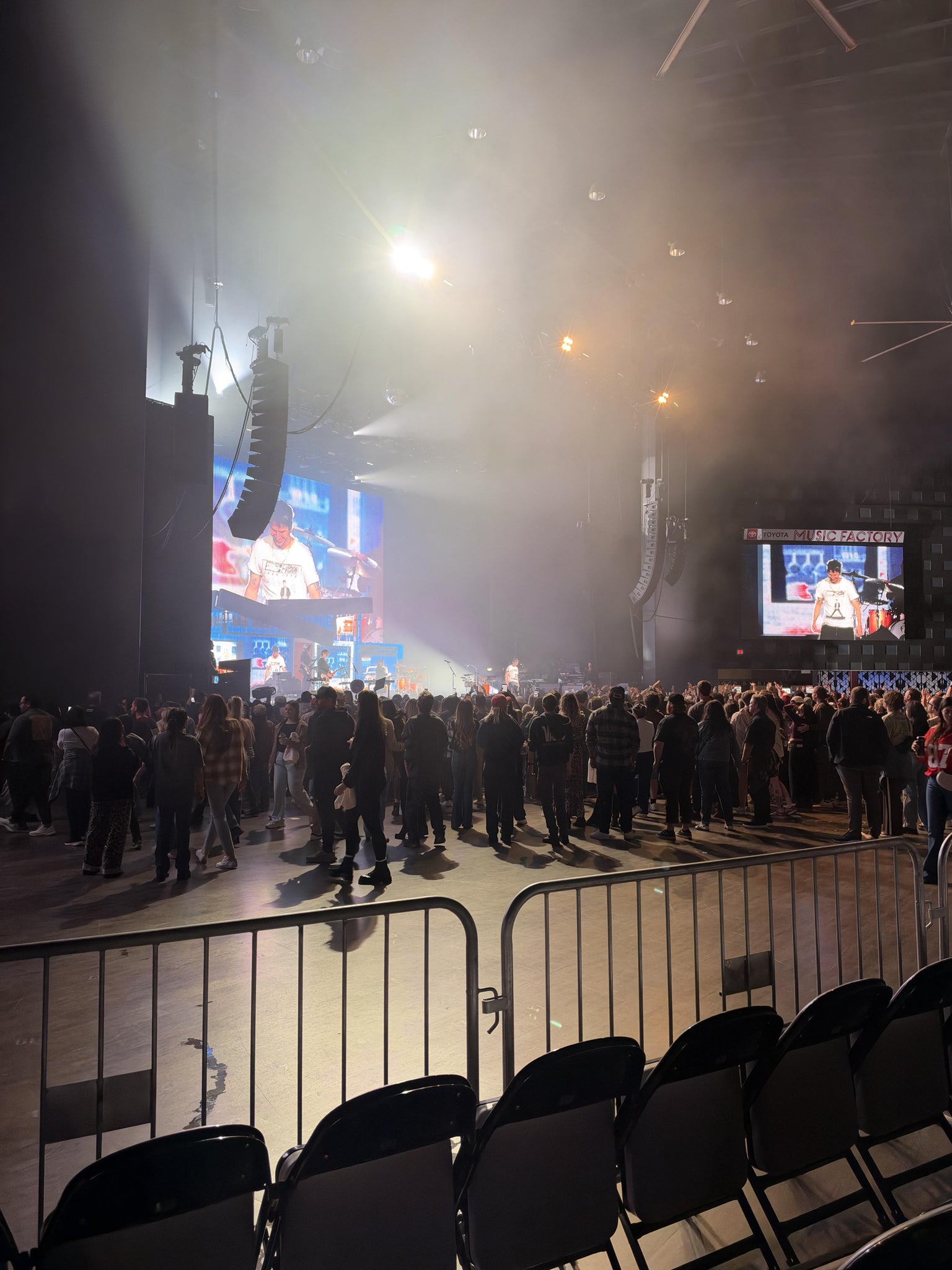 Real Fan View taken from Section 103 at The Pavilion at Toyota Music Factory by Nikki C