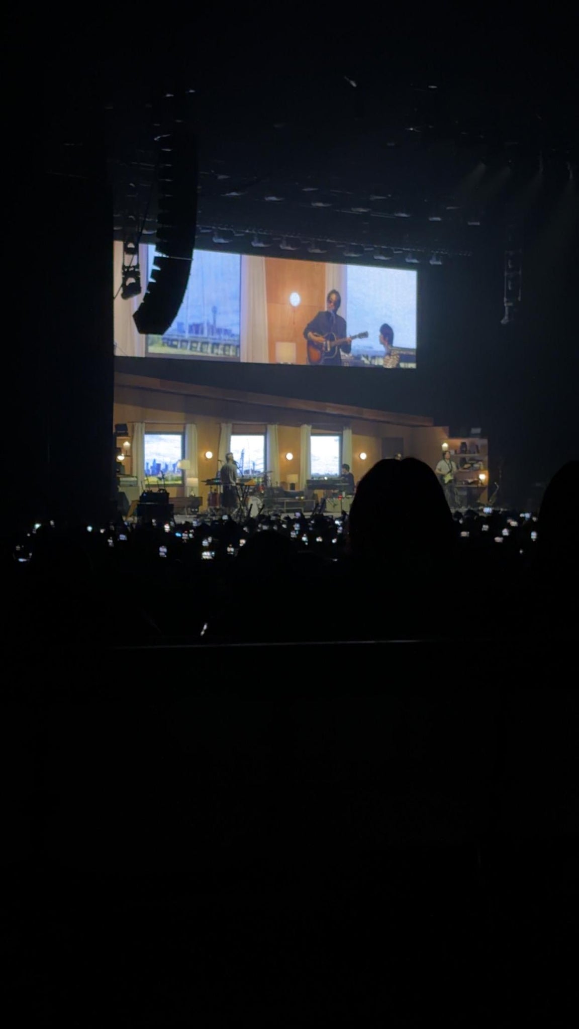 Real Fan View taken from Section 303 at The Pavilion at Toyota Music Factory by Victoria T