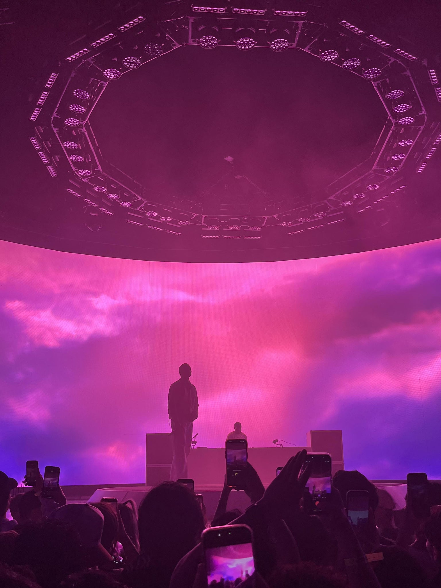 Real Fan View taken from Section GA PIT at The Pavilion at Toyota Music Factory by Liza W