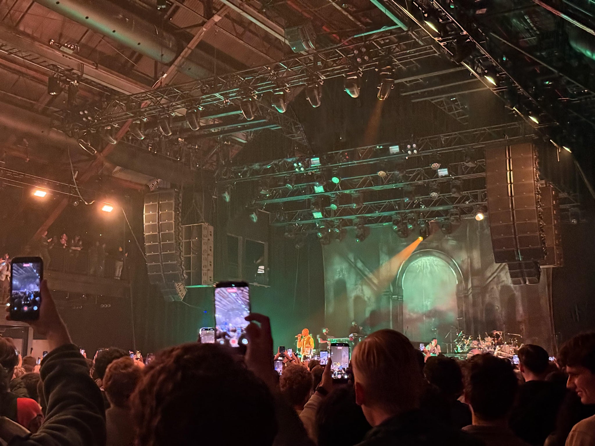 Real Fan View taken from GA Floor at The Salt Shed - Indoors by Jewel S