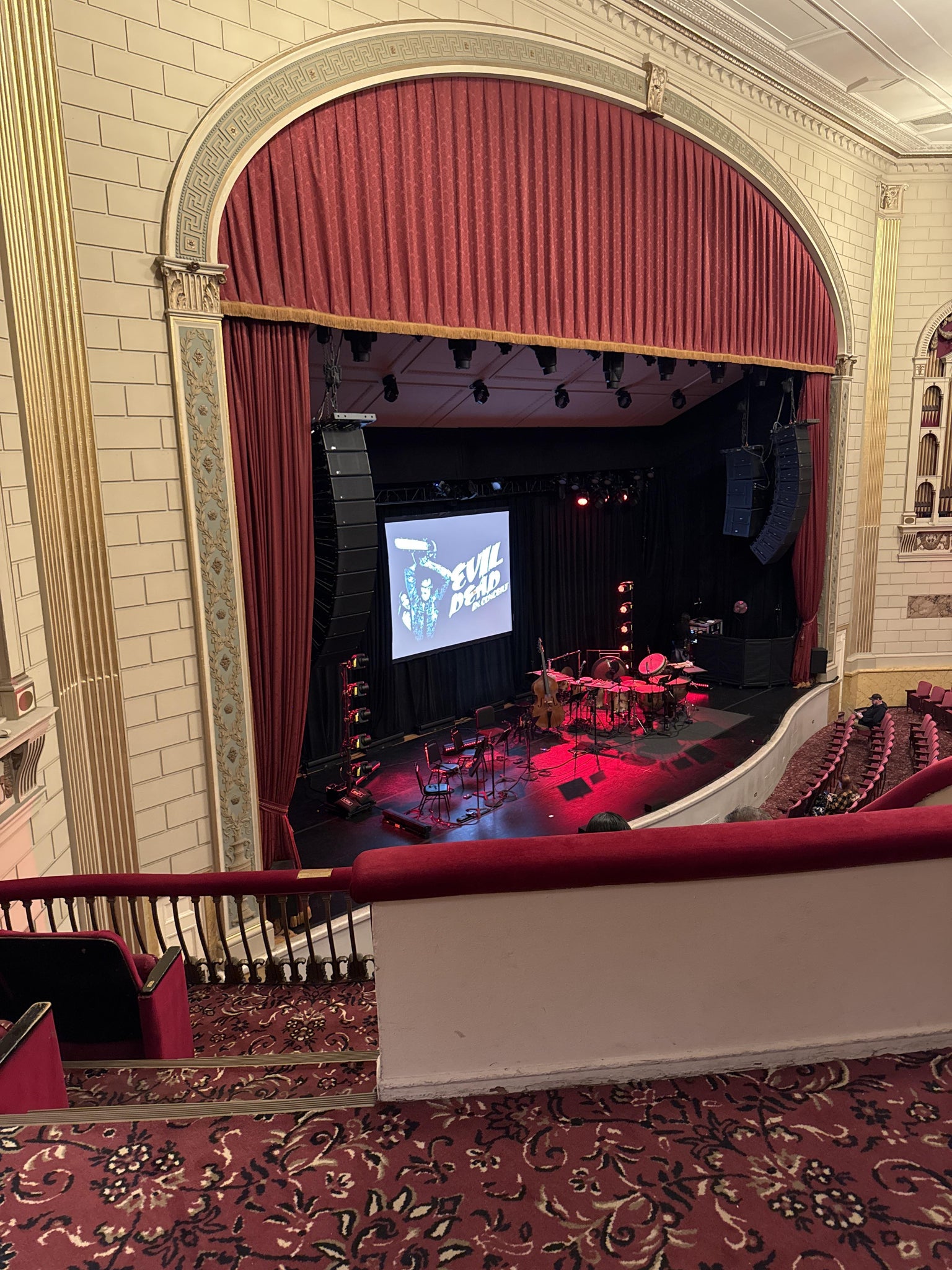 Real Fan View taken from Balcony at The Town Hall - New York by David R