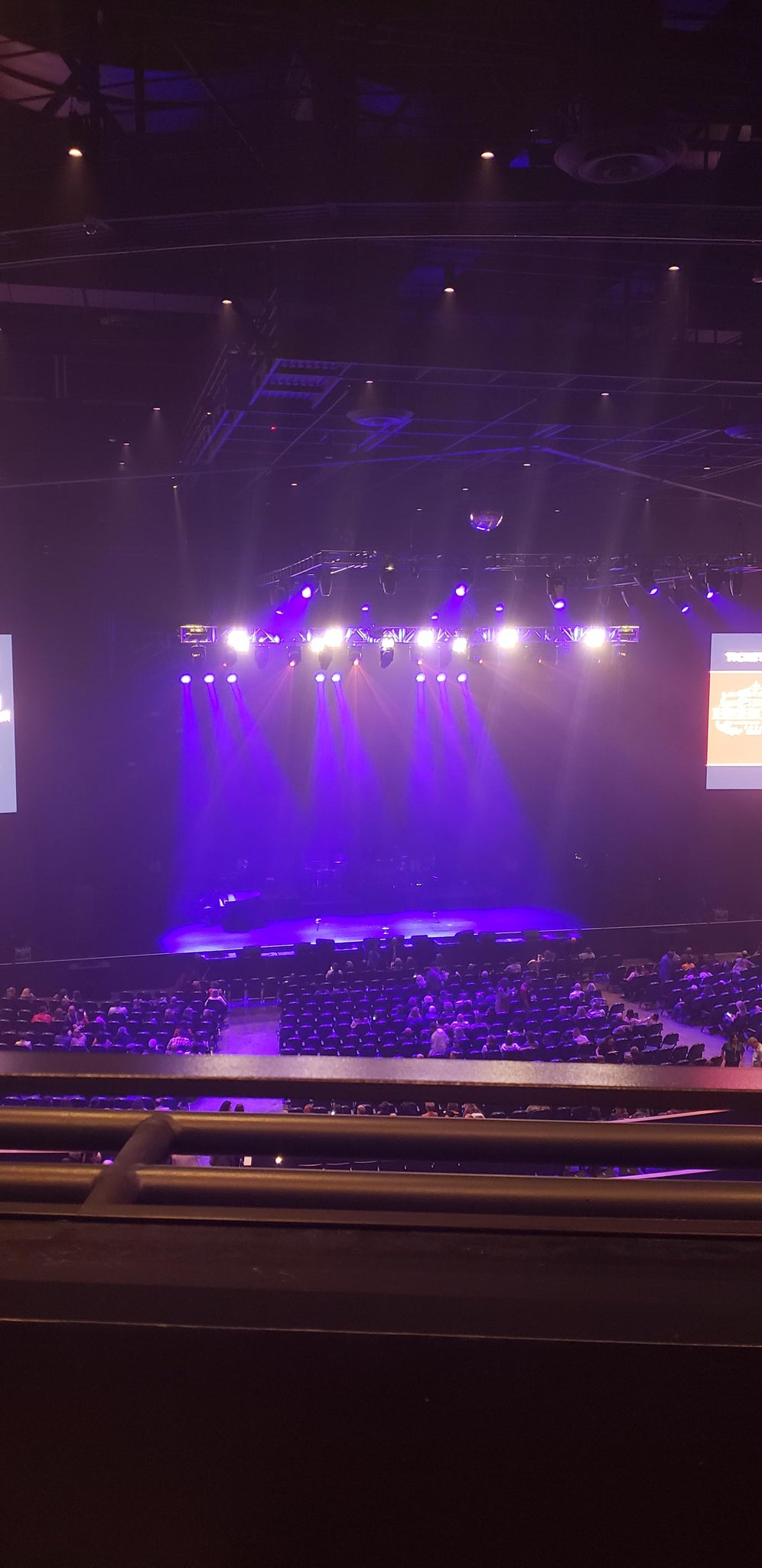 Real Fan View taken from Balcony Premiere at The Venue at Thunder Valley Casino Resort by Debra N