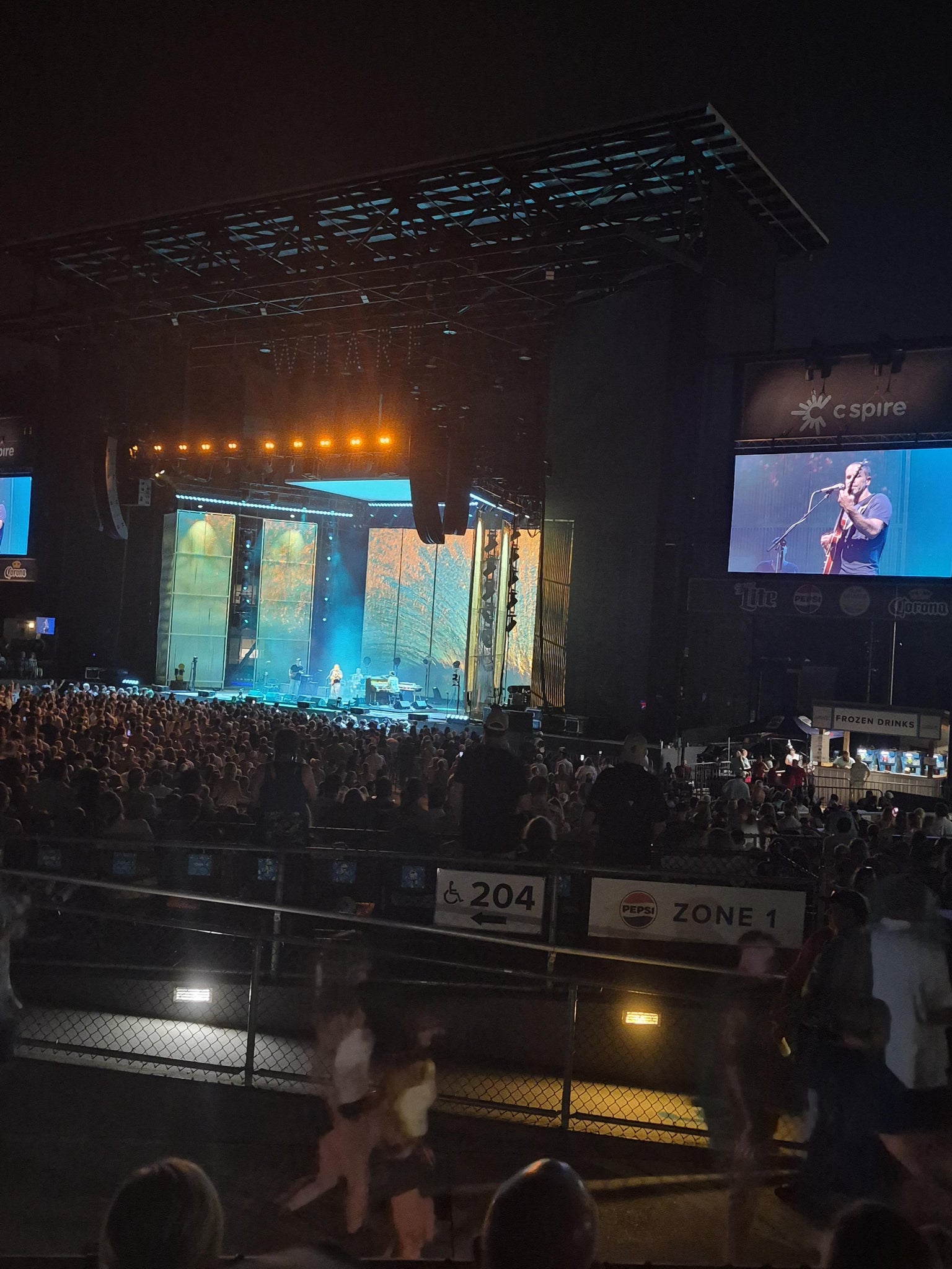 Real Fan View taken from Section 301 at The Wharf Amphitheater by Anonymous User