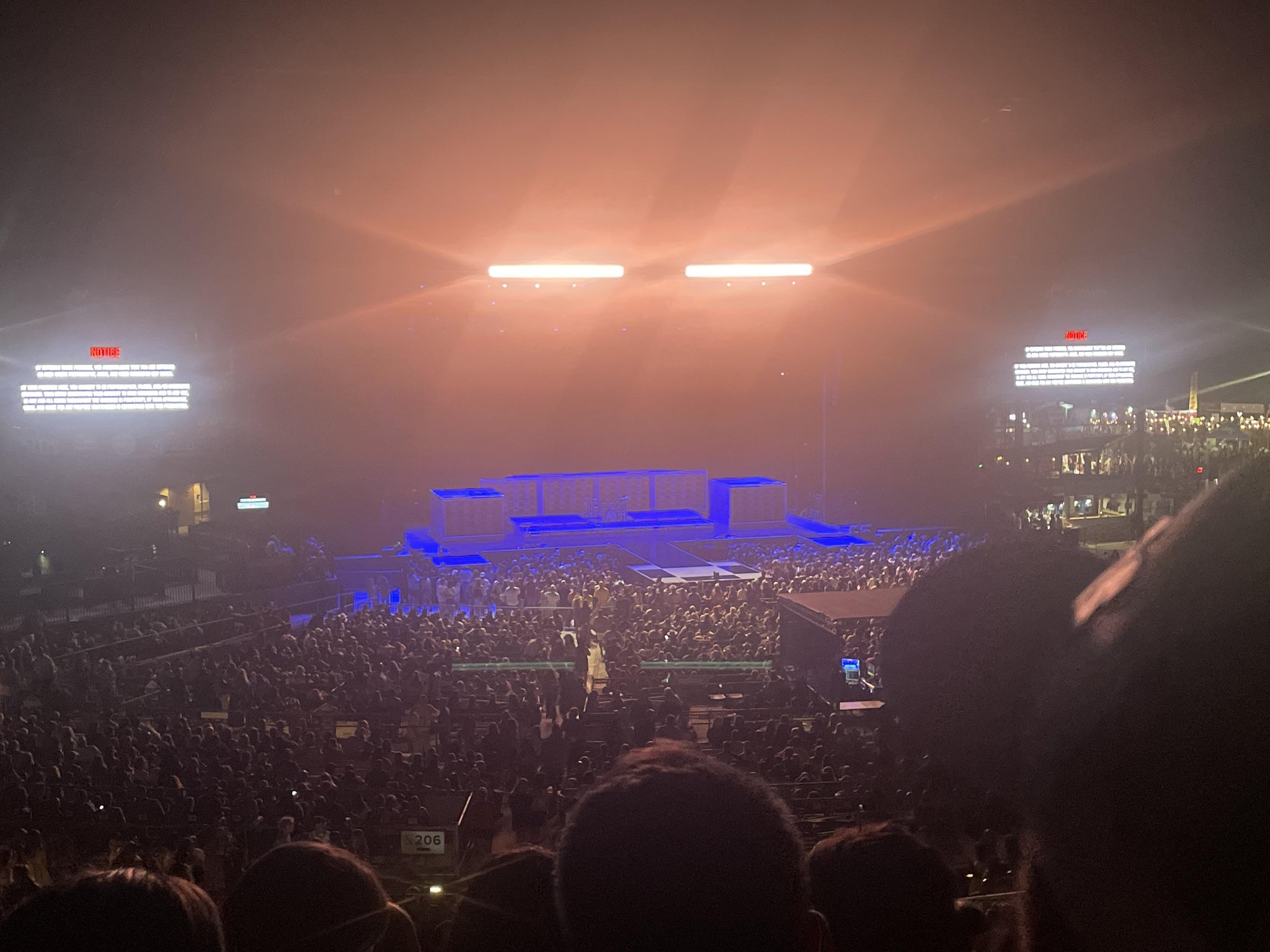 Real Fan View taken from Section 306 at The Wharf Amphitheater by Robert S