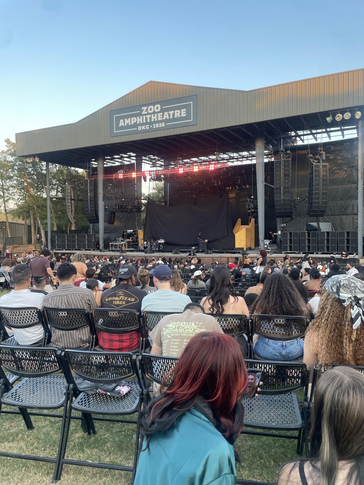 Real Fan View taken from Section 4 at The Zoo Amphitheatre by Treasure M