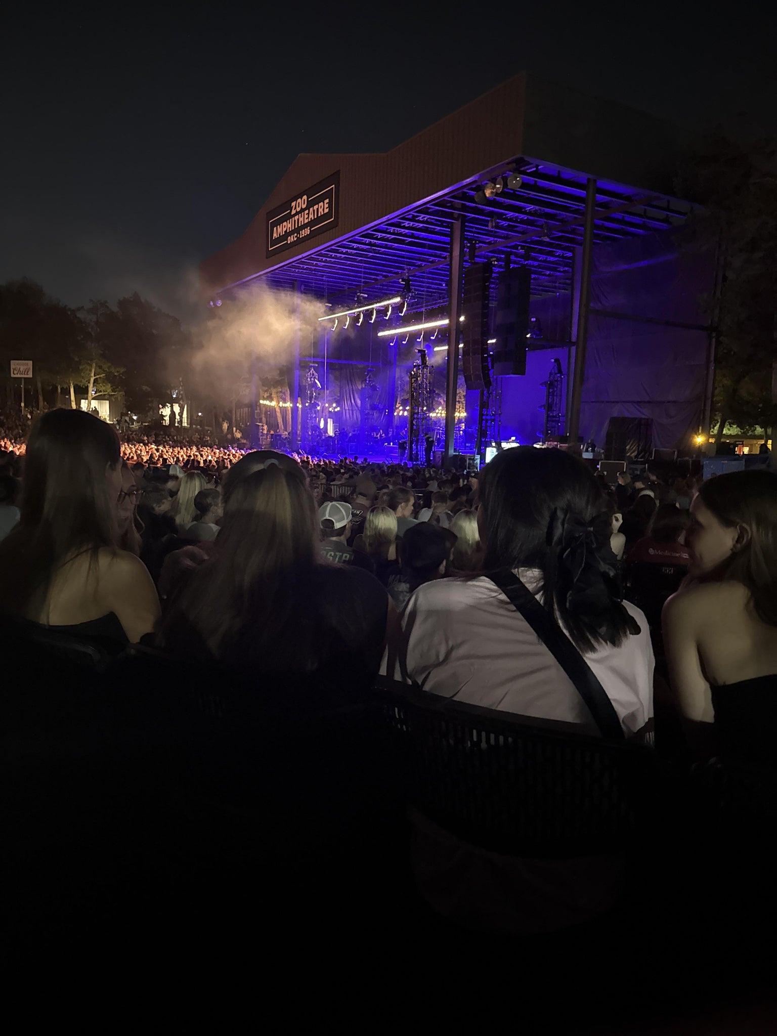 Real Fan View taken from Section 5 at The Zoo Amphitheatre by Michaela B