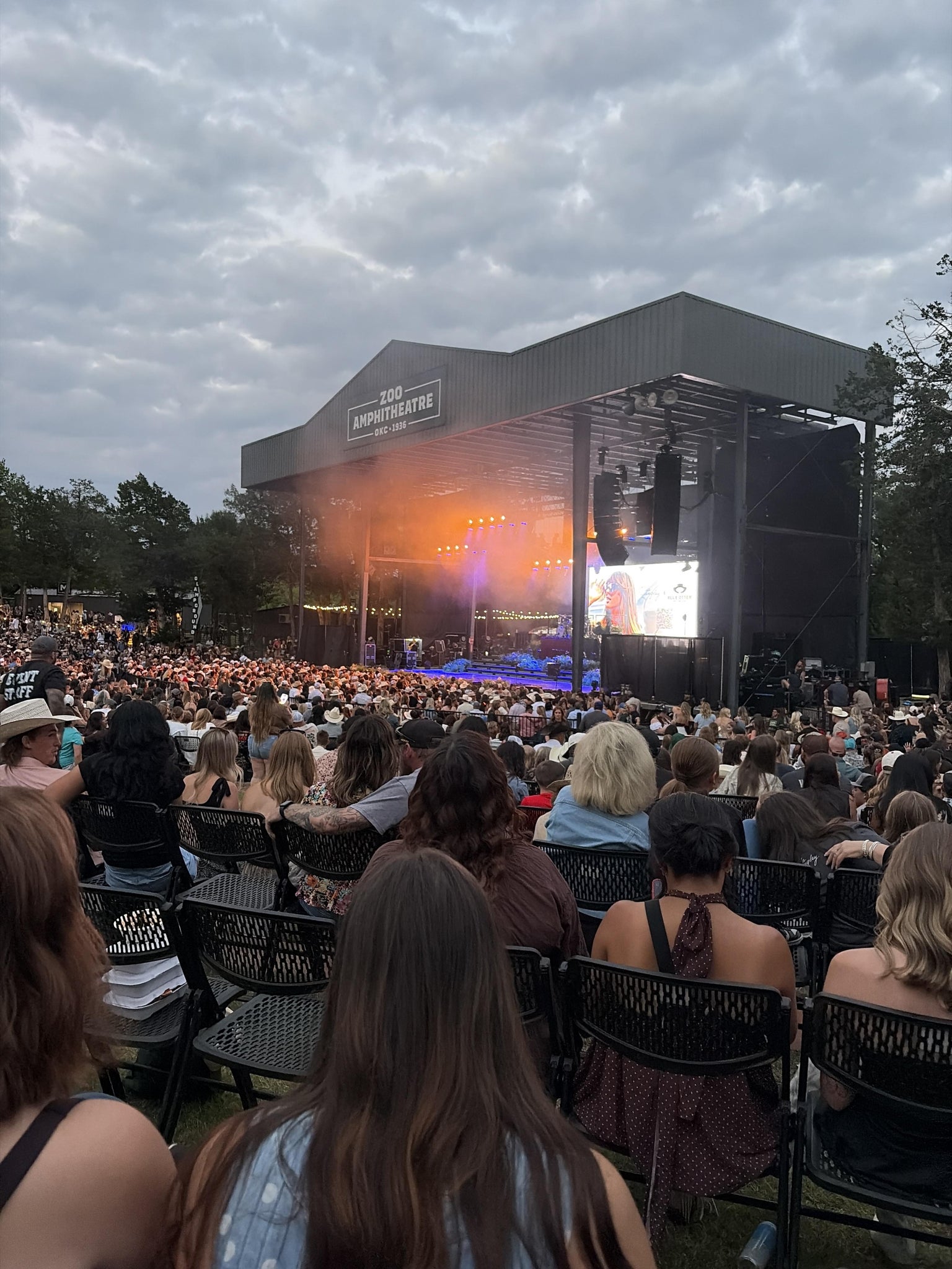 Real Fan View taken from Section 5 at The Zoo Amphitheatre by Oscar L