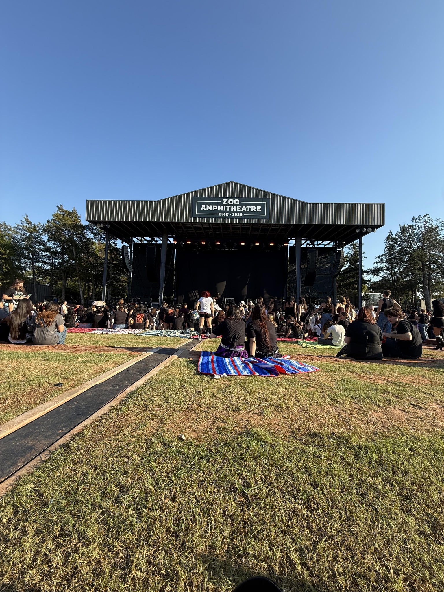 Real Fan View taken from GA Lawn at The Zoo Amphitheatre by Kaden R