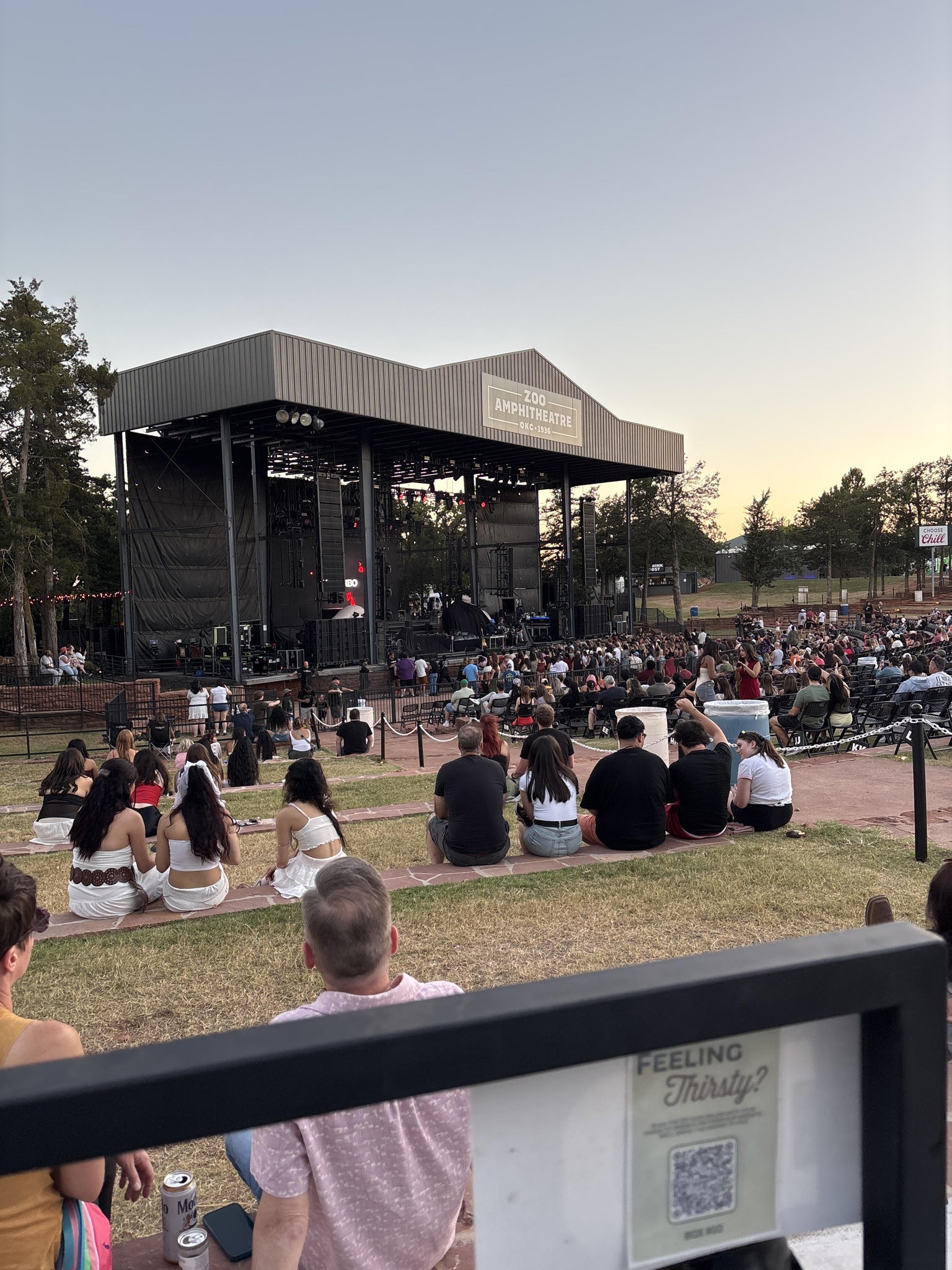 Real Fan View taken from Section 1 at The Zoo Amphitheatre by Daniella A