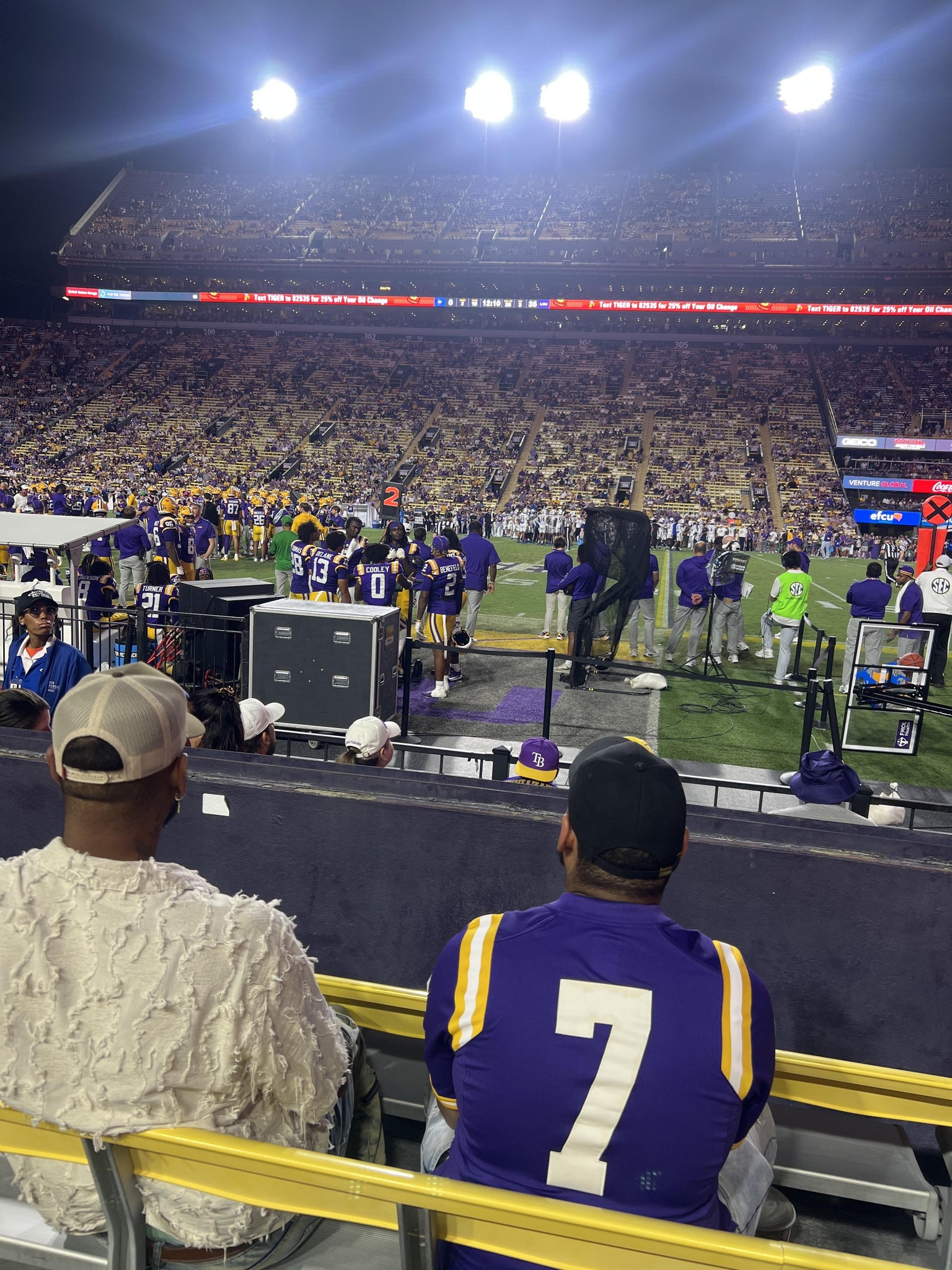 Vue réelle des fans prise de la Section 101 au site Tiger Stadium par Kayla C