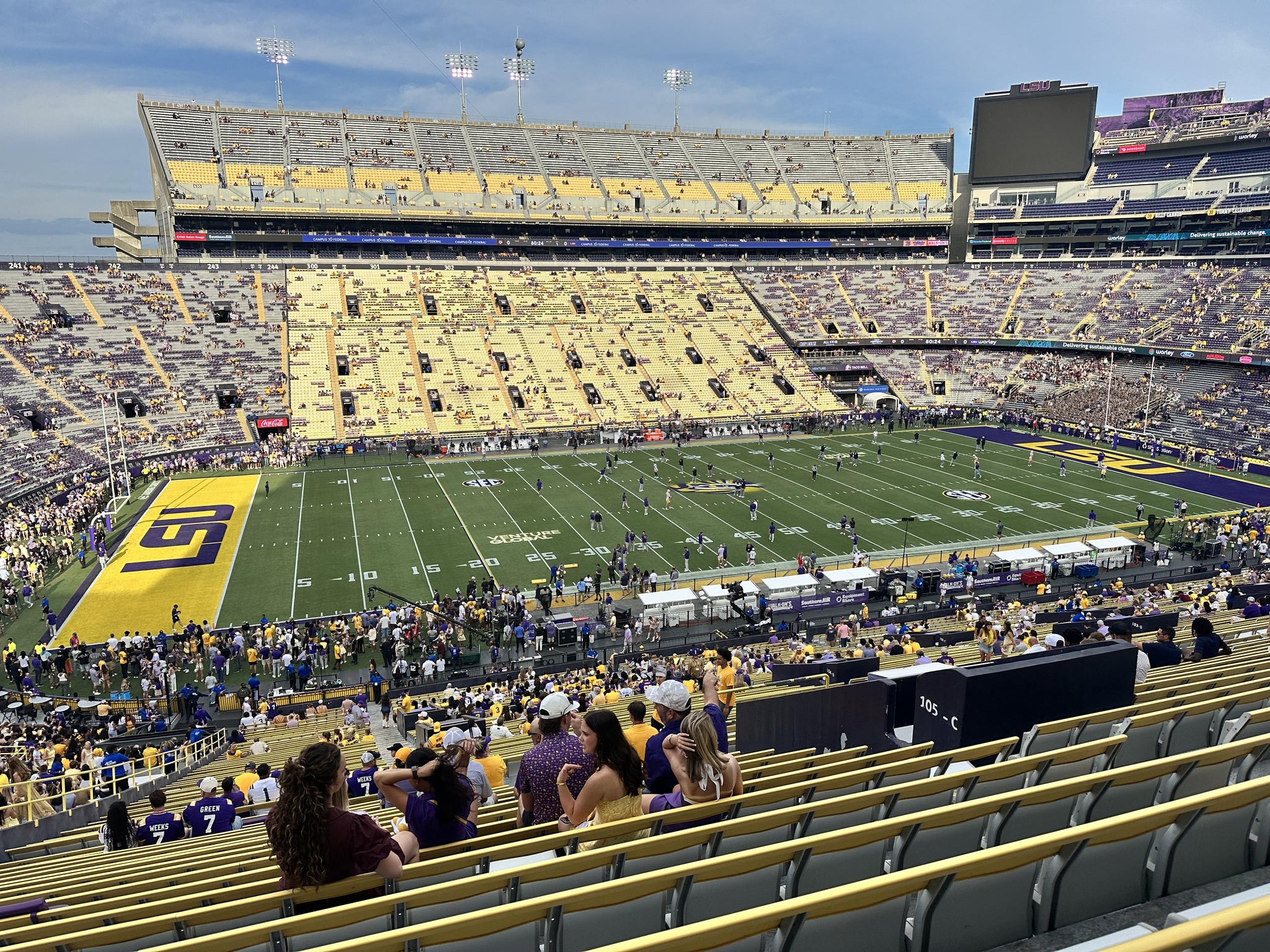 Real Fan View taken from Section 106 at Tiger Stadium by Alvie C