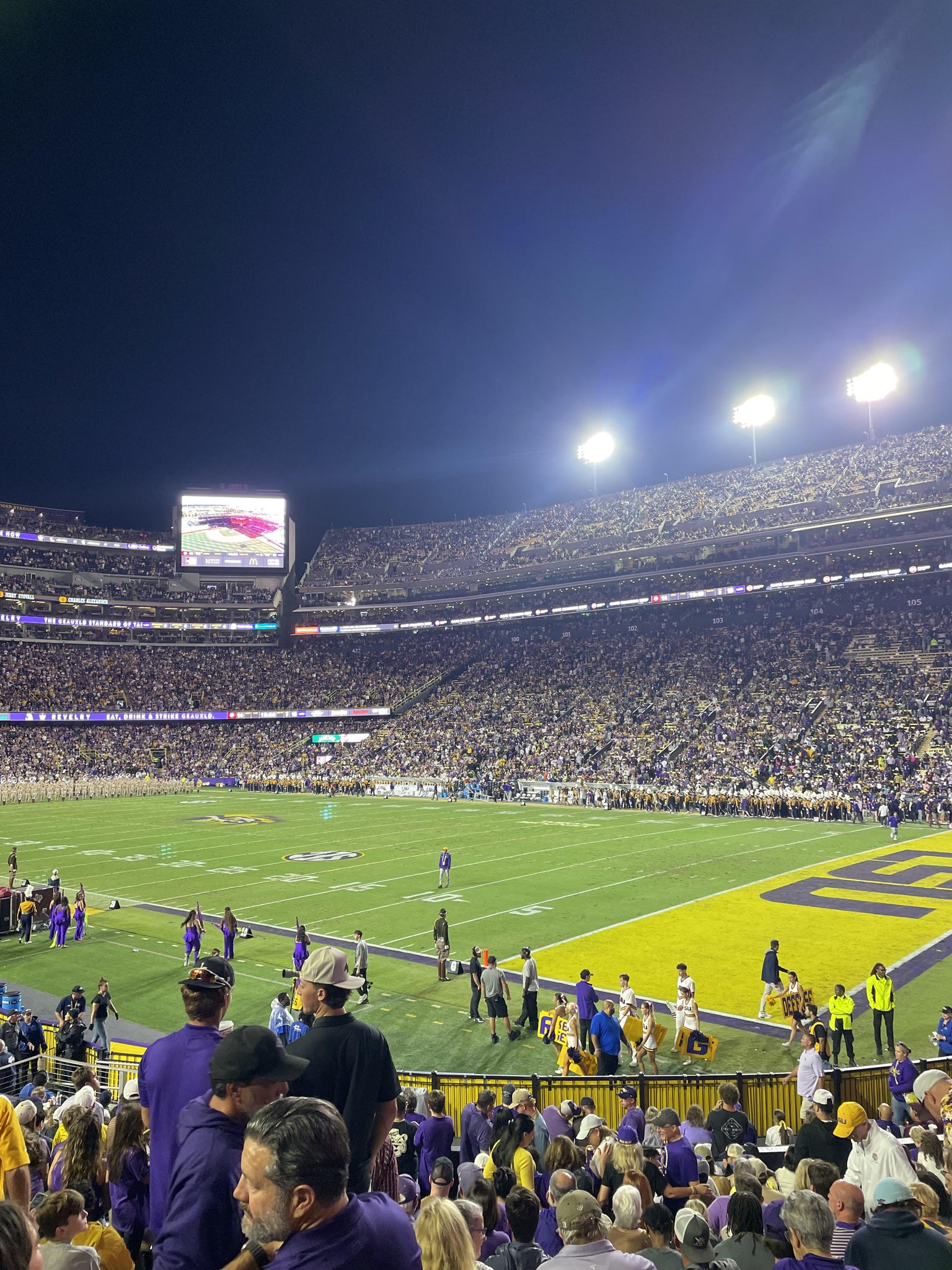 Vue réelle des fans prise de la Section 212 au site Tiger Stadium par Samuel T