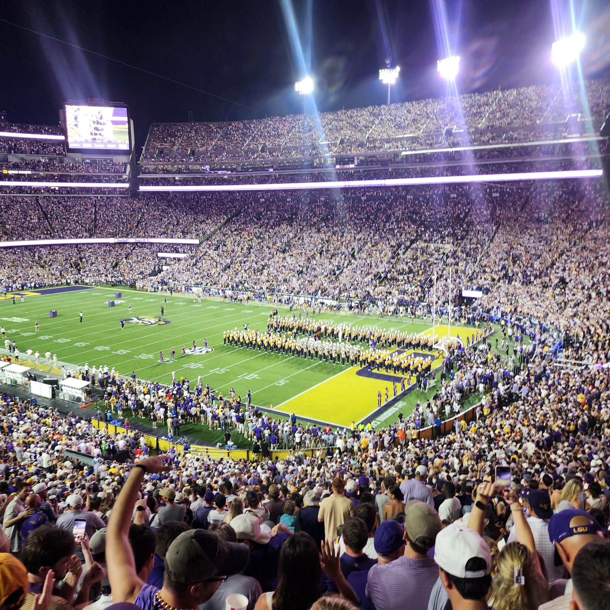 Vue réelle des fans prise de la Section 241 au site Tiger Stadium par Kyle L