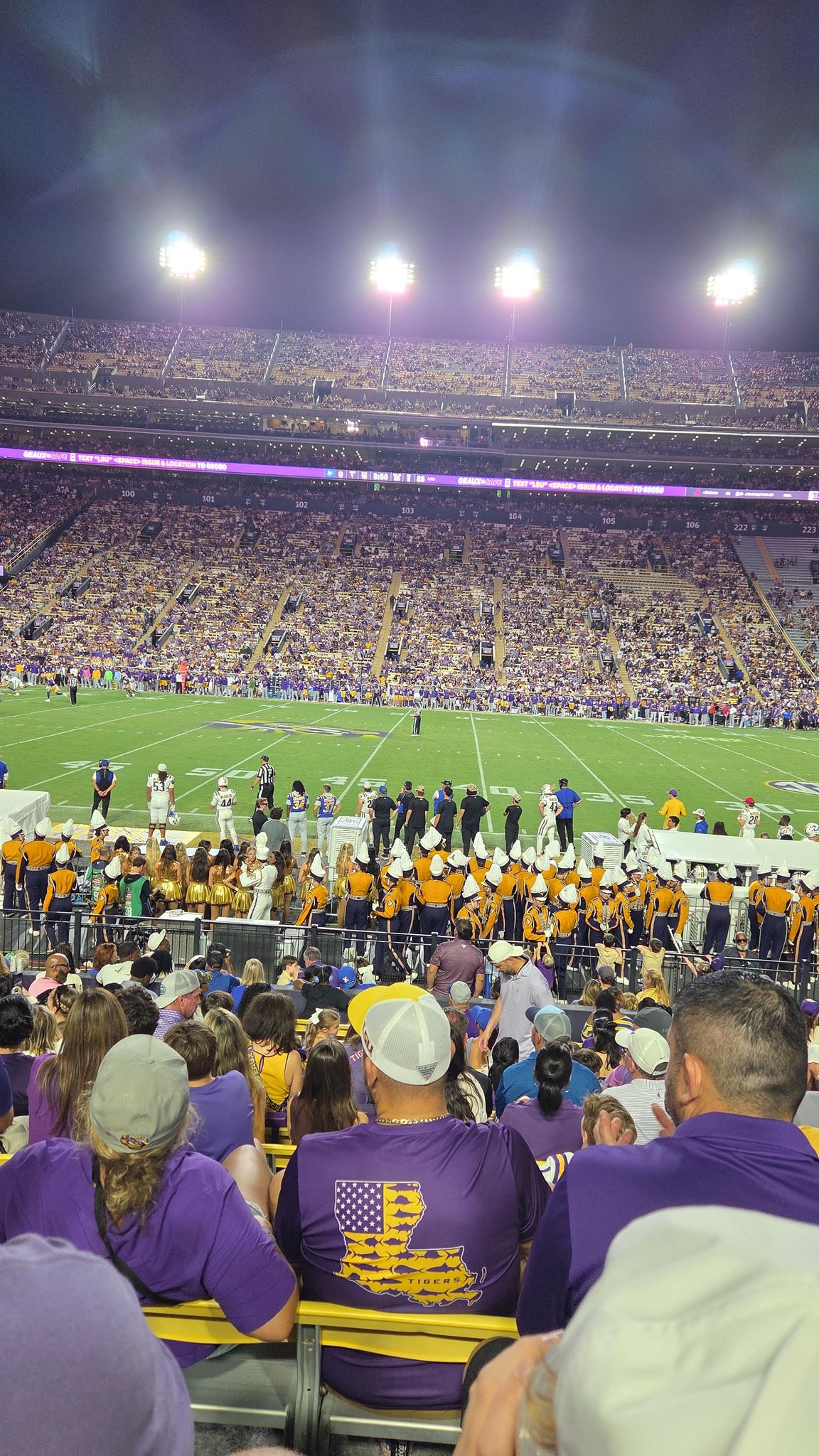 Vue réelle des fans prise de la Section 303 au site Tiger Stadium par Jasmine J