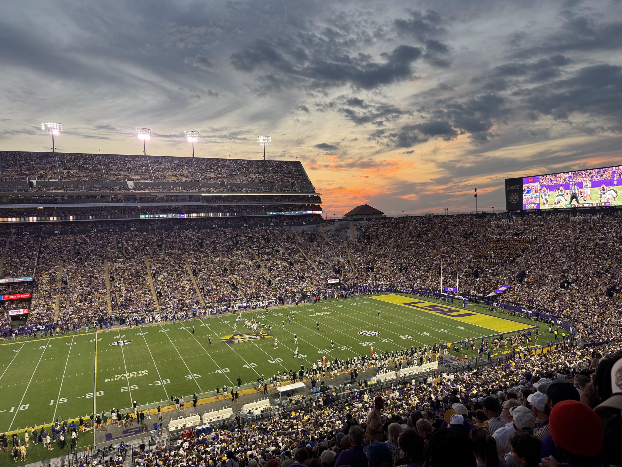 Real Fan View taken from Section 305 at Tiger Stadium by Miguel G