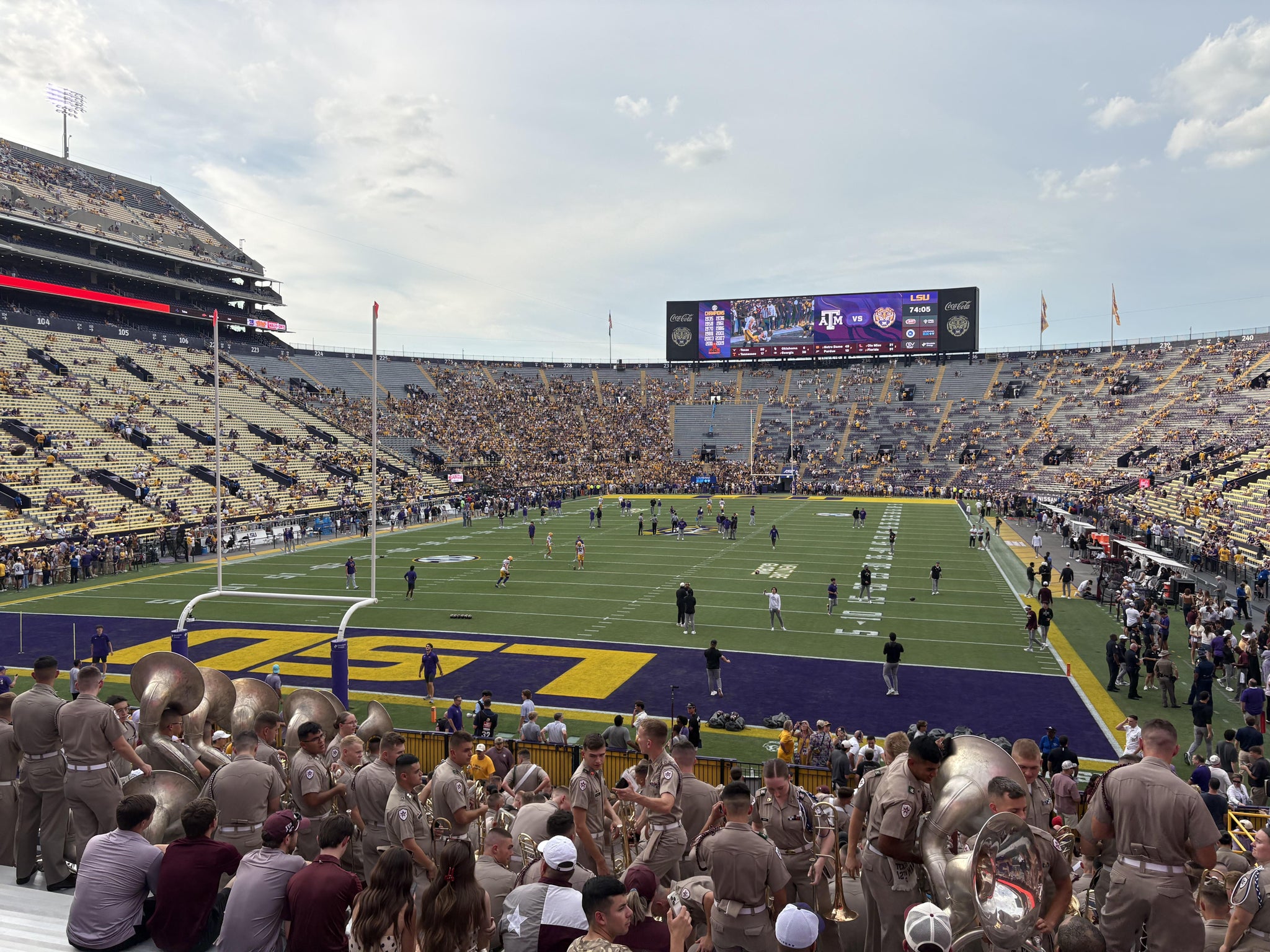 Vue réelle des fans prise de la Section 404 au site Tiger Stadium par Anonymous User