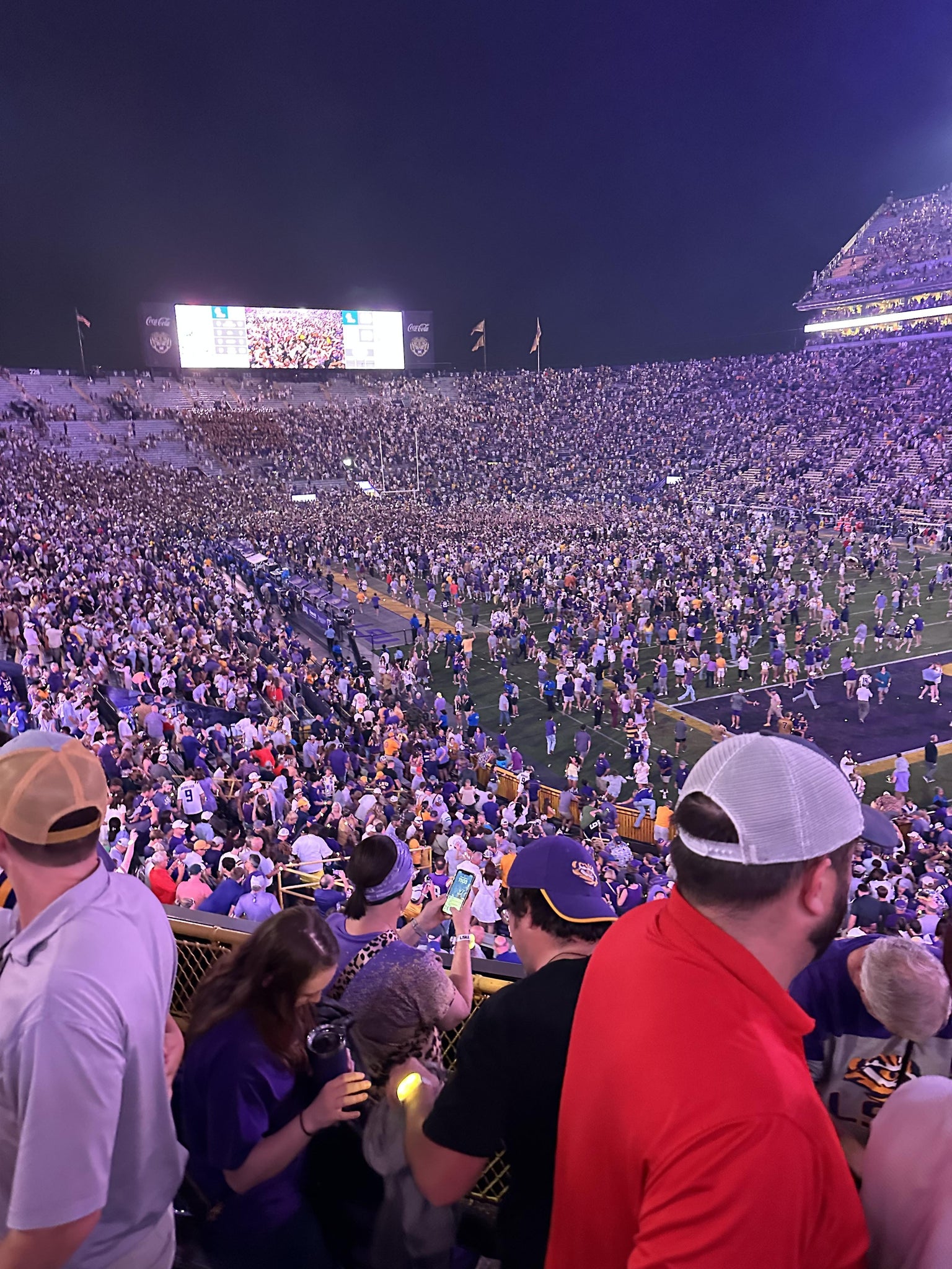 Vue réelle des fans prise de la Section 421 au site Tiger Stadium par James N