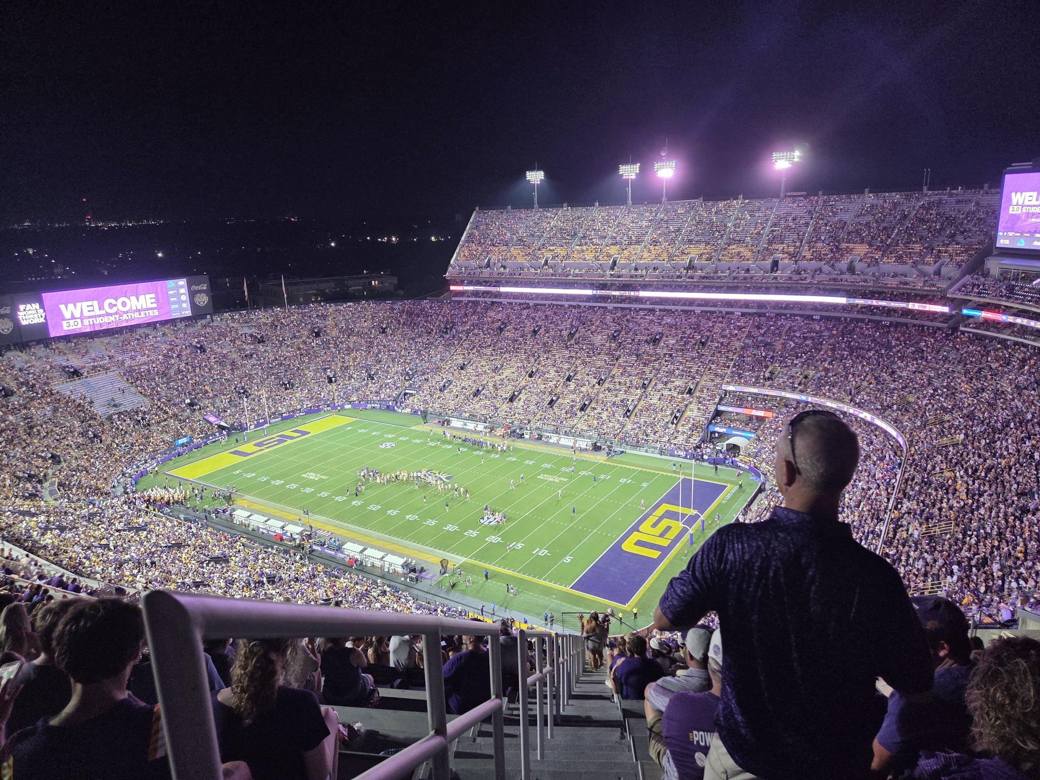 Vue réelle des fans prise de la Section 610 au site Tiger Stadium par John G