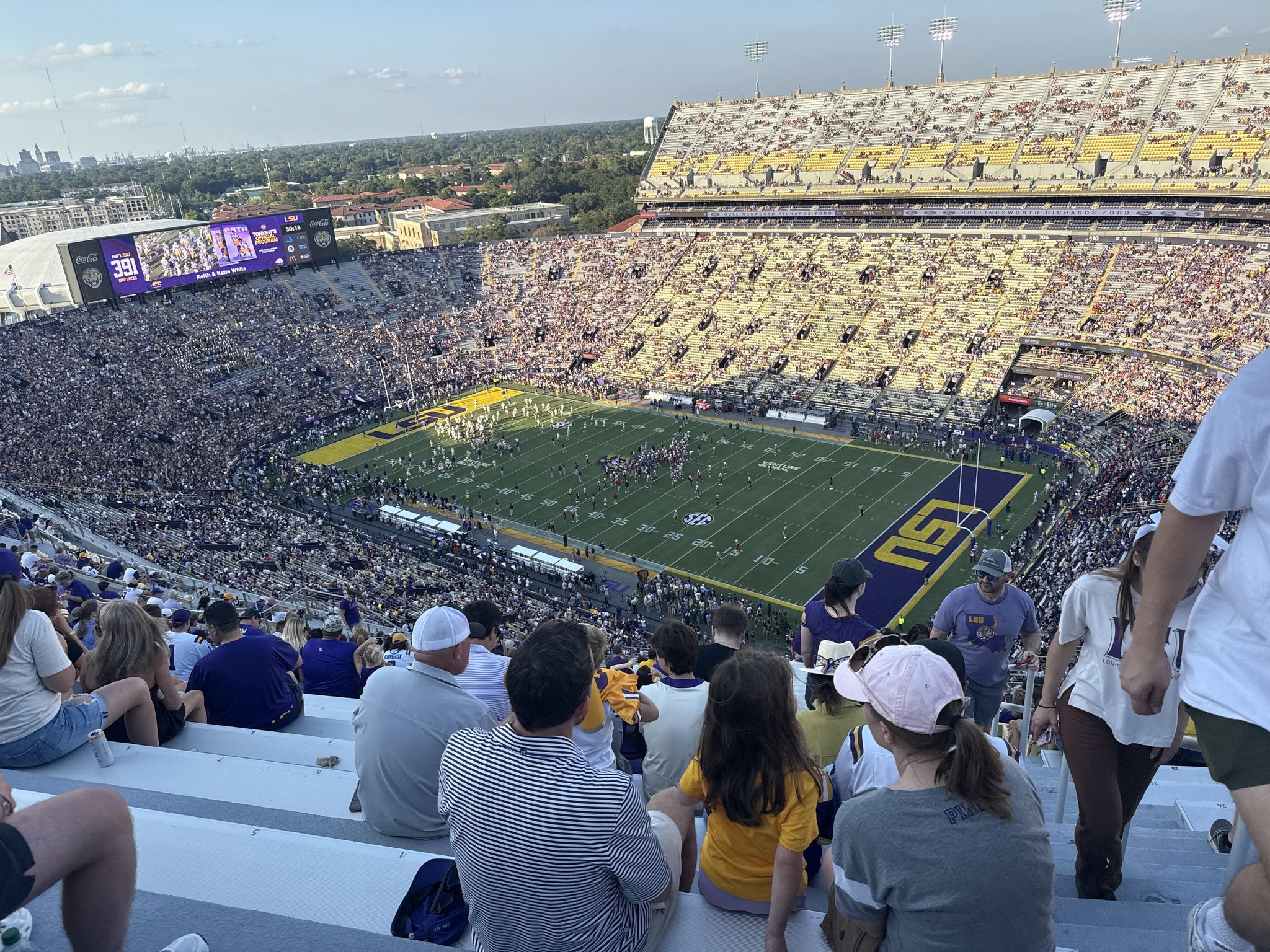Real Fan View taken from Section 611 at Tiger Stadium by Peter F