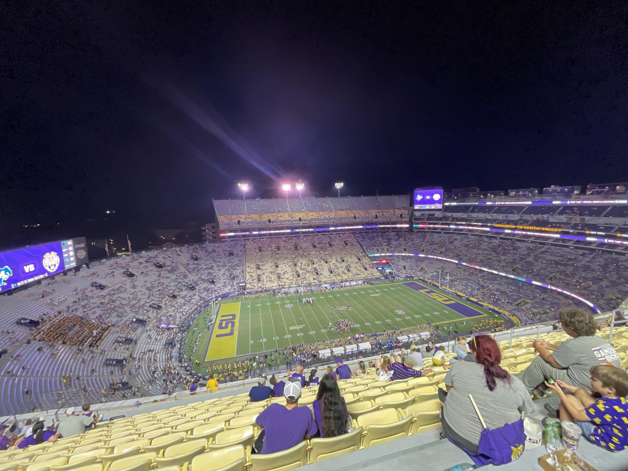 Vue réelle des fans prise de la Section 618 au site Tiger Stadium par Samantha N