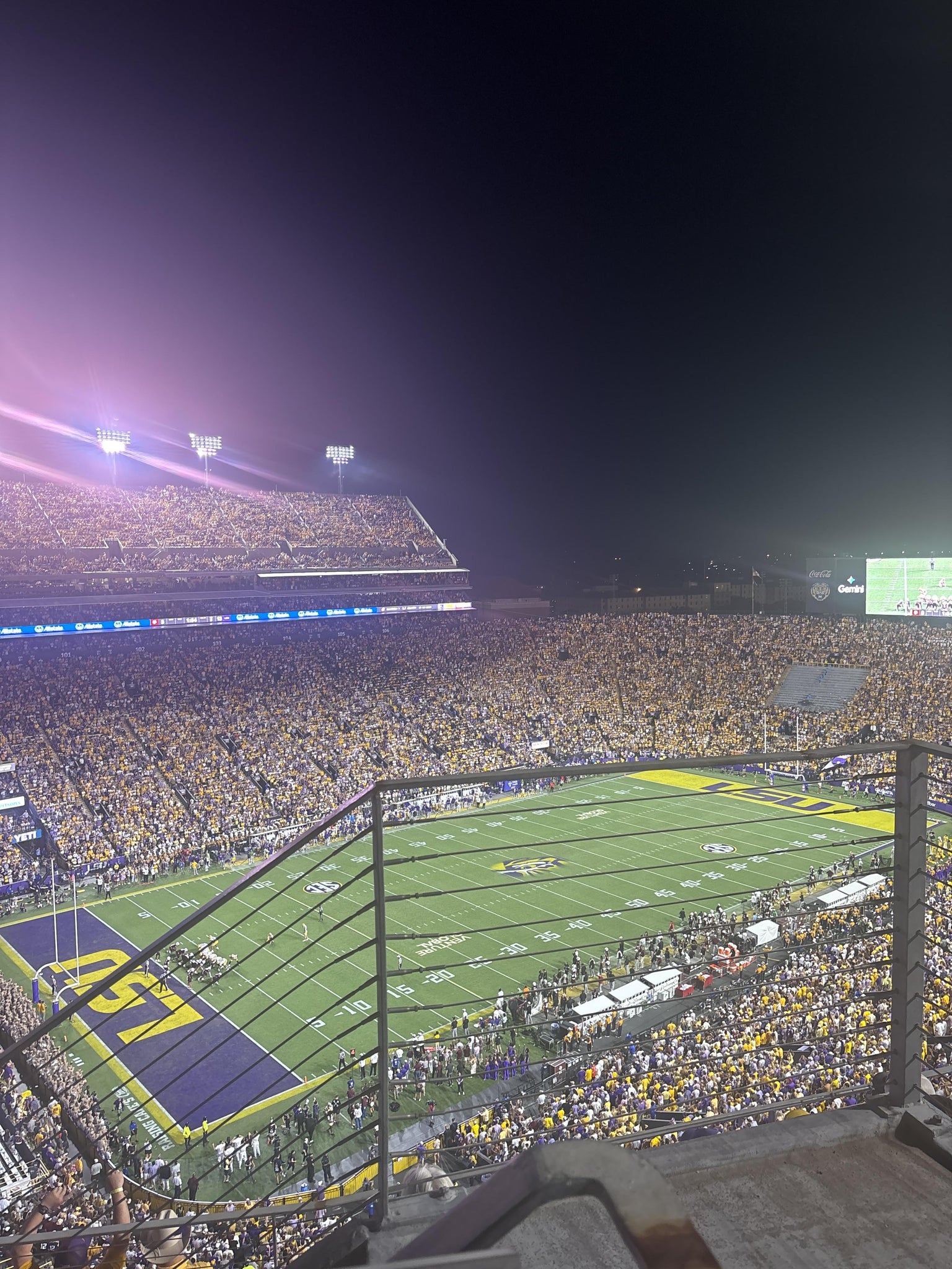 Real Fan View taken from Section 643 at Tiger Stadium by Allan D